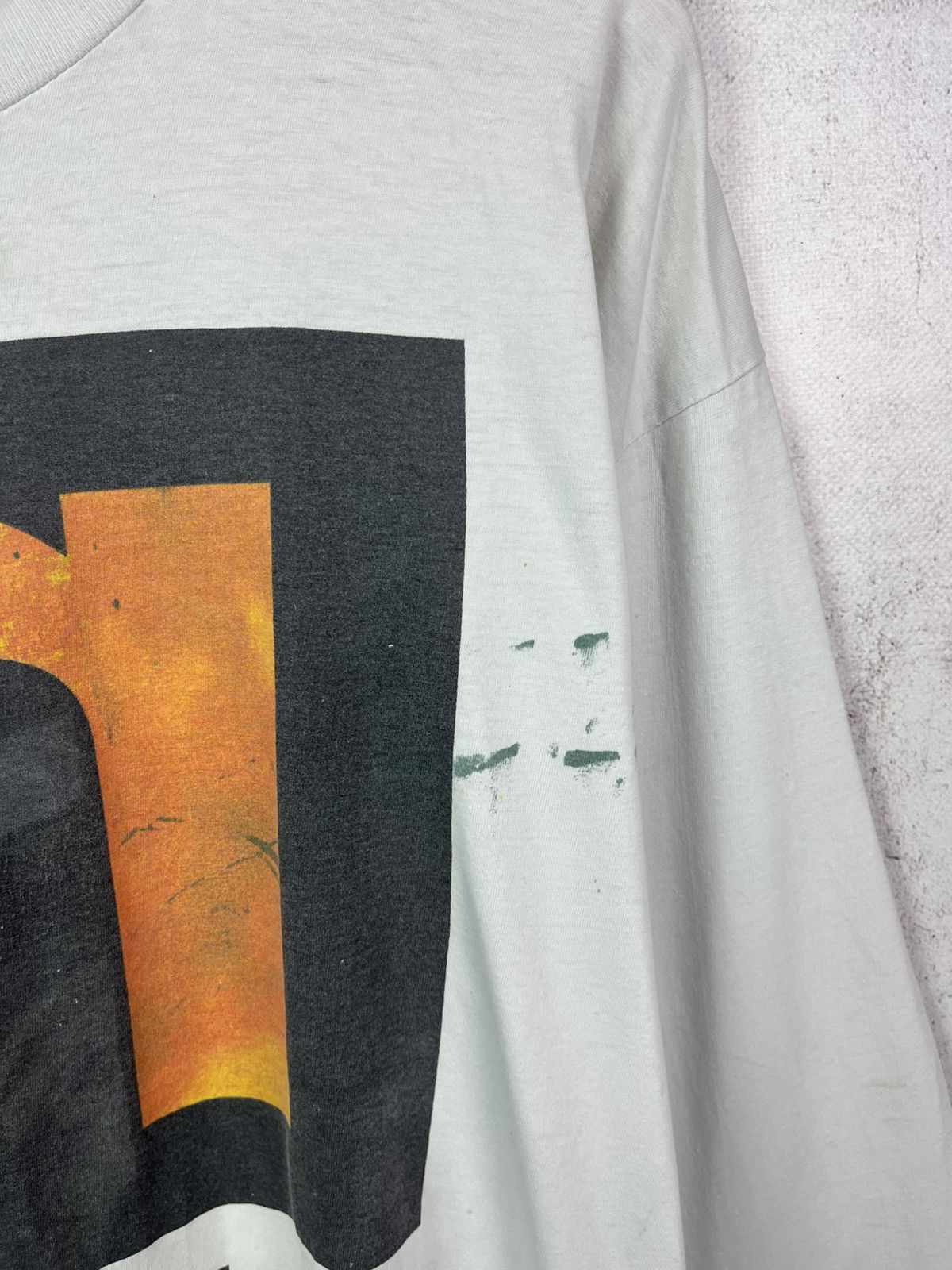 Band Tees Thrashed Vintage 1994 Nine Inch Nails NIN Broken Long-Sleeve Size US XL / EU 56 / 4 - 7 Thumbnail