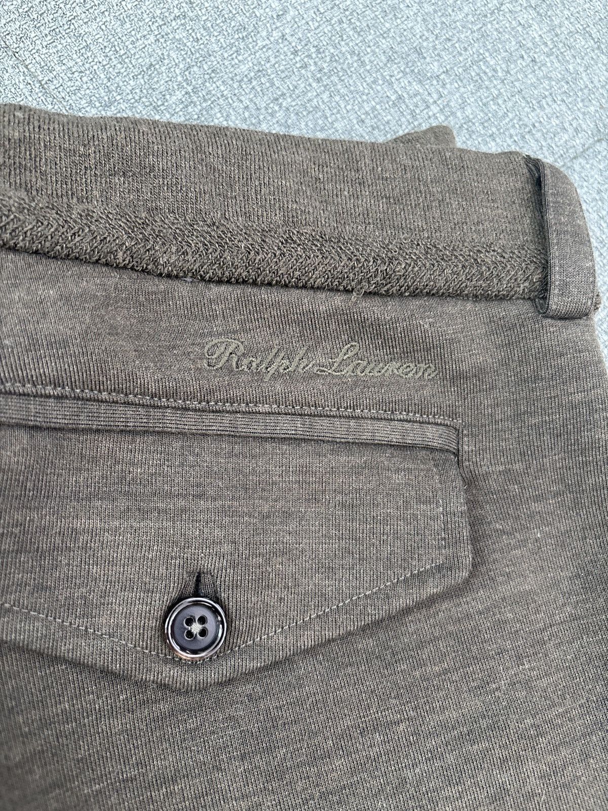Ralph Lauren Purple Label Khaki Jersey Cargo Pants Size US 30 / EU 46 - 3 Thumbnail