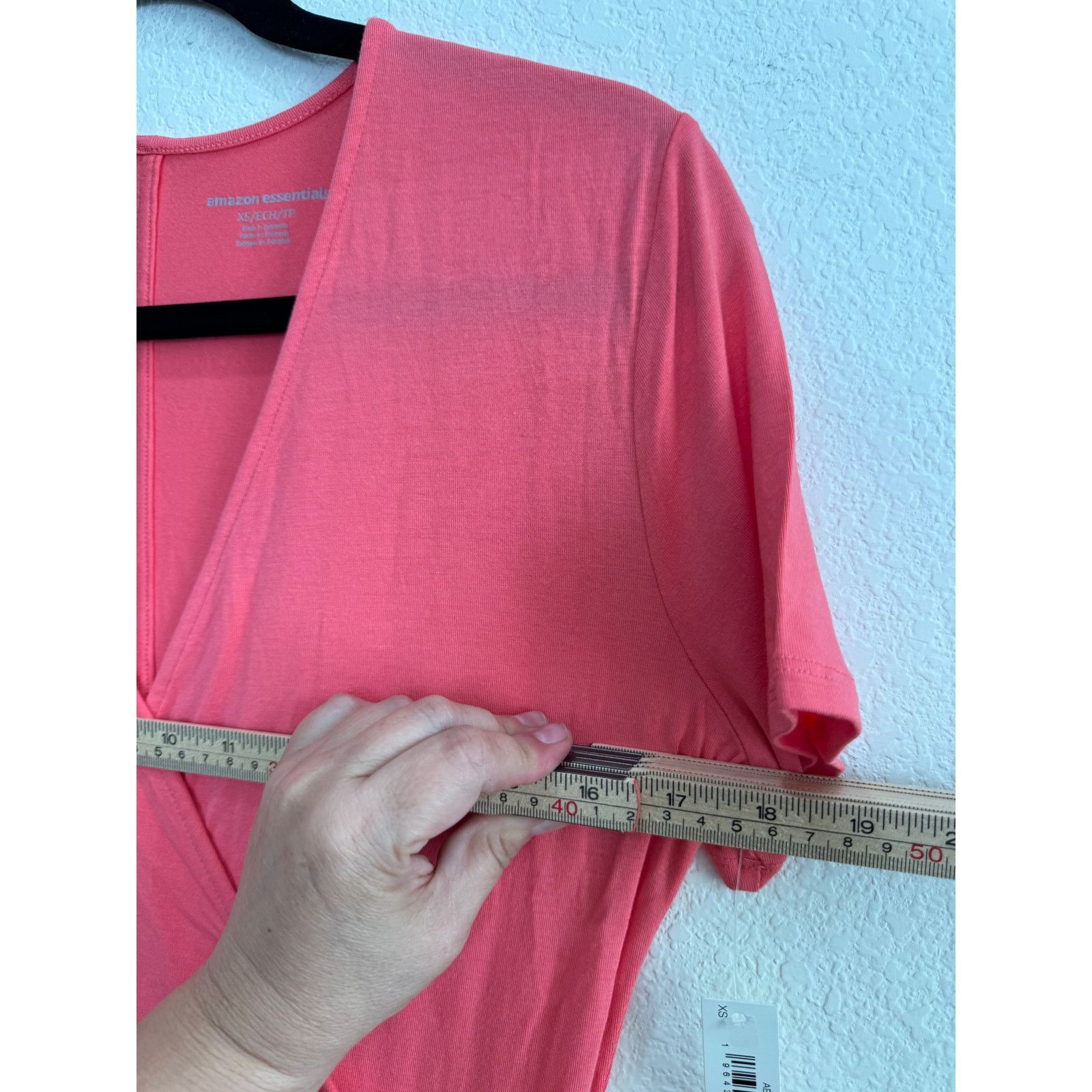 Other NWT Amazon Women's Pink Faux Wrap T-Shirt Dress XS Size XS / US 0-2 / IT 36-38 - 4 Thumbnail