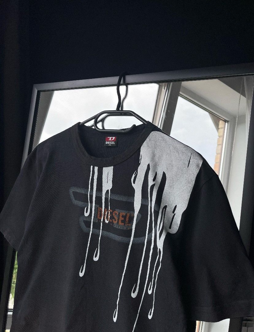 Diesel × Vintage Vintage Diesel Archival Boxy T-shirt Y2K XL Size US XL / EU 56 / 4 - 2 Thumbnail
