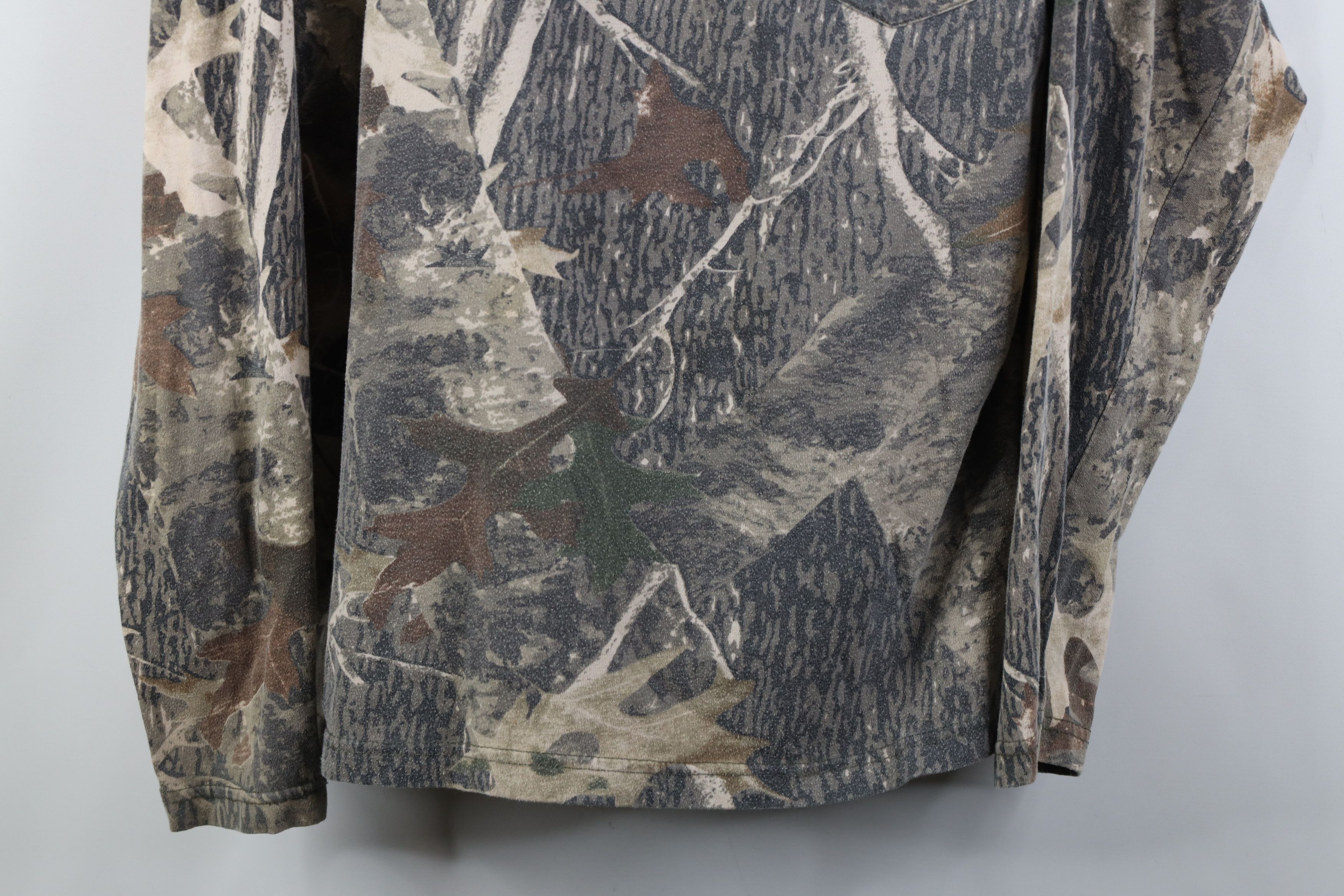 Vintage Vintage 90s Y2K Streetwear Camouflage Long Sleeve T-Shirt Size US XL / EU 56 / 4 - 3 Thumbnail