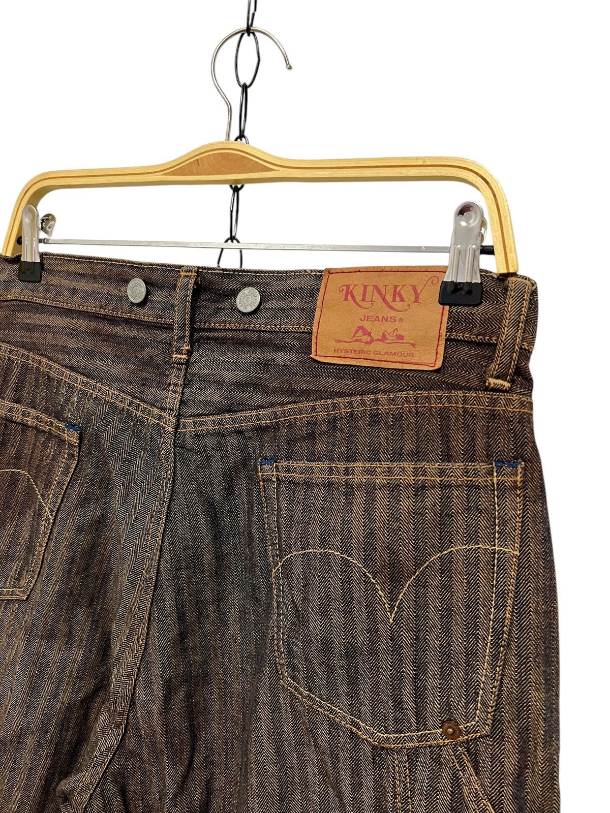 Hysteric Glamour × Japanese Brand Hysteric Glamour mud Hbt Carpenter Denim Size US 31 - 5 Thumbnail