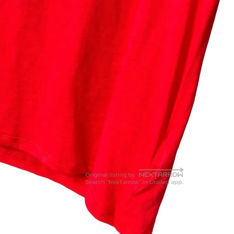 NeIL BarreTT Red Cotton T-Shirt for Men .