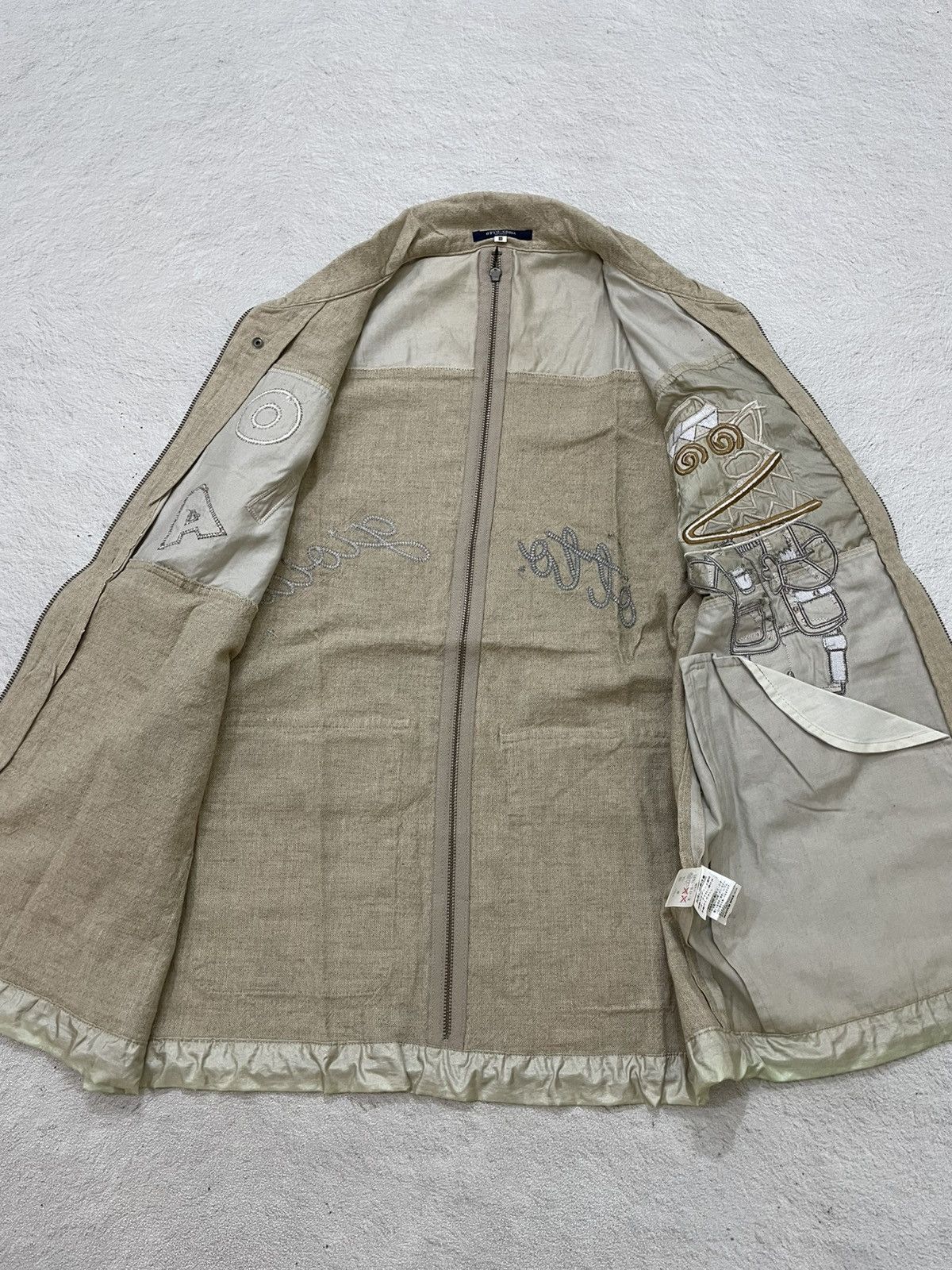 Japanese Brand 2000s Japan Hysteric 90s Archive Patchwork Coat Y2K If6was9 Size US XL / EU 56 / 4 - 7 Thumbnail