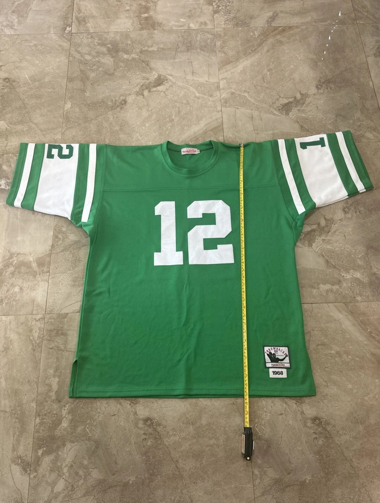 Mitchell & Ness × NFL Vintage Mitchell & Ness 1968 New York Jets Joe Namath 12 Size US XXL / EU 58 / 5 - 9 Thumbnail