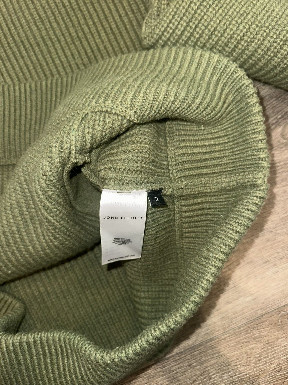 John Elliott John Elliott Ribbed Wool Crewneck - M - Has pockets Size US M / EU 48-50 / 2 - 4 Thumbnail