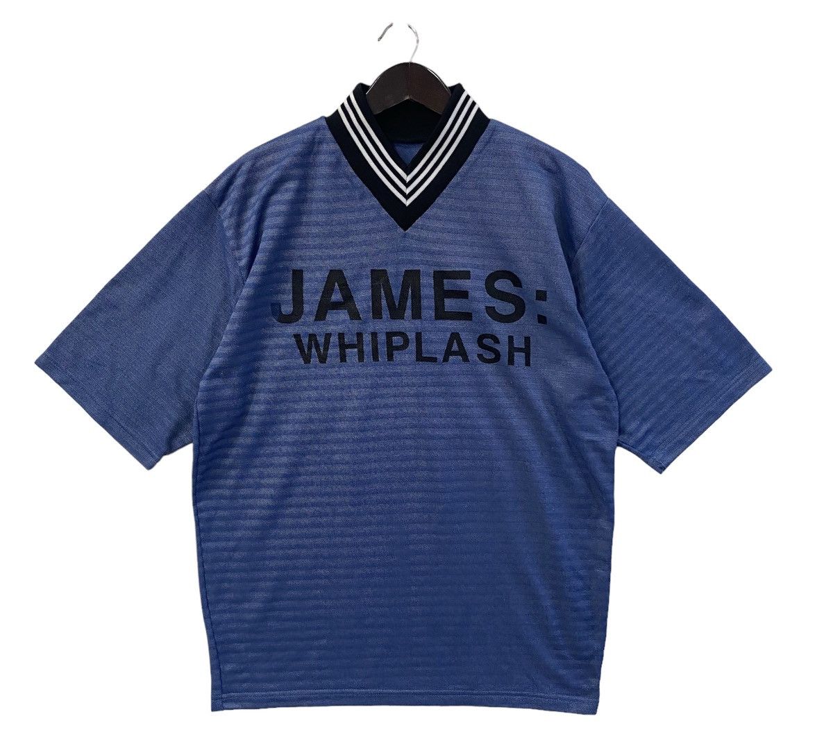 Band Tees 💥VINTAGE JAMES Britpop band UK Whiplash album jersey shirt Size US XL / EU 56 / 4 - 2 Thumbnail