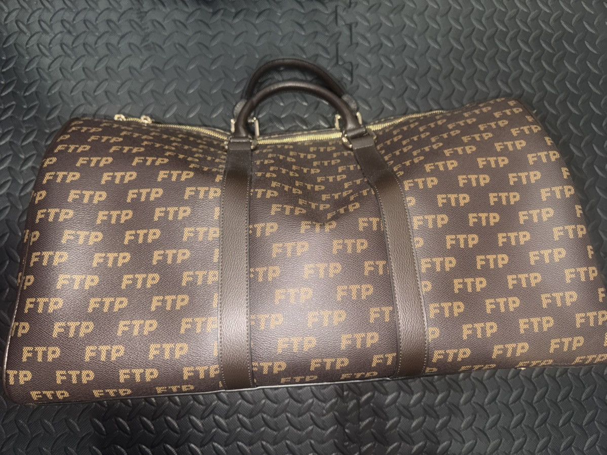 Fuck The Population FTP REPETE DUFFLE BAG BROWN Size ONE SIZE - 3 Thumbnail