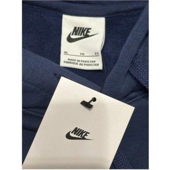 Nike Nike Club Fleece Logo Graphic Pullover Hoodie Sweatshirt Men Size US XL / EU 56 / 4 - 5 Thumbnail