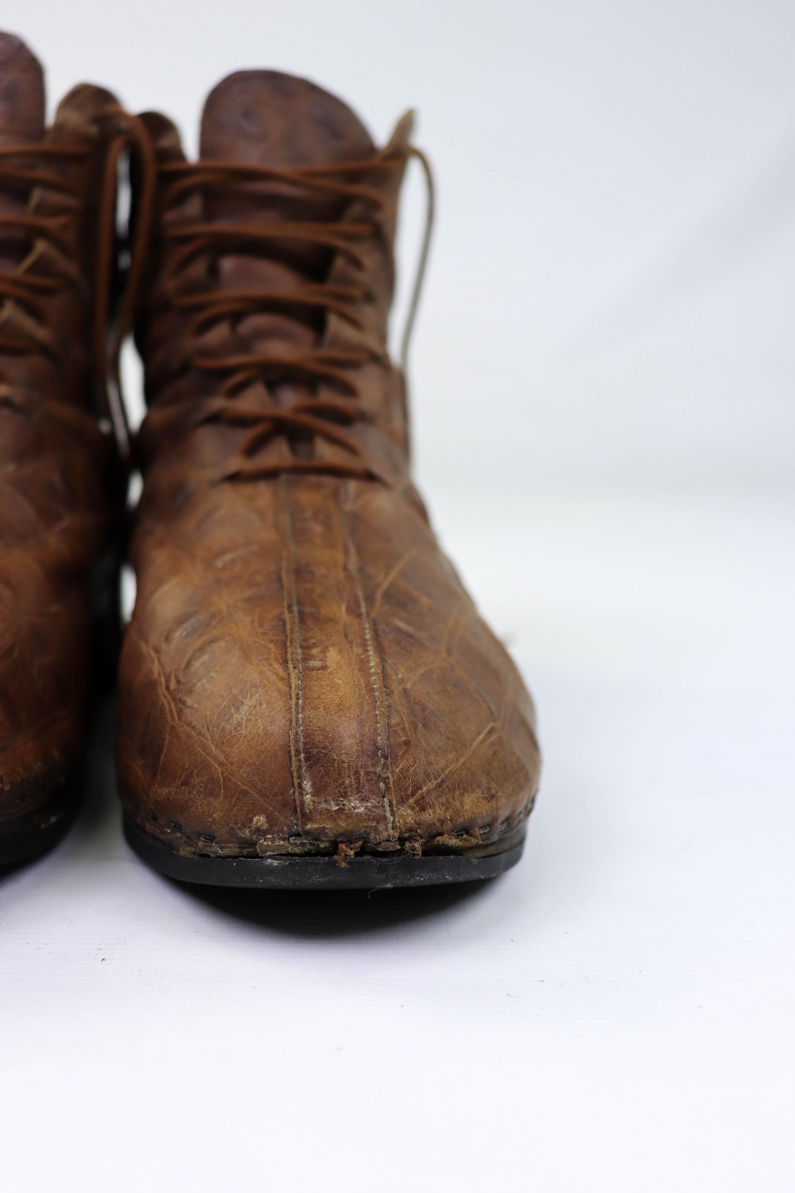 Vintage Jan Jansen Vintage Distressed Crocodile Leather Boots Size US 8 / EU 41 - 19 Thumbnail