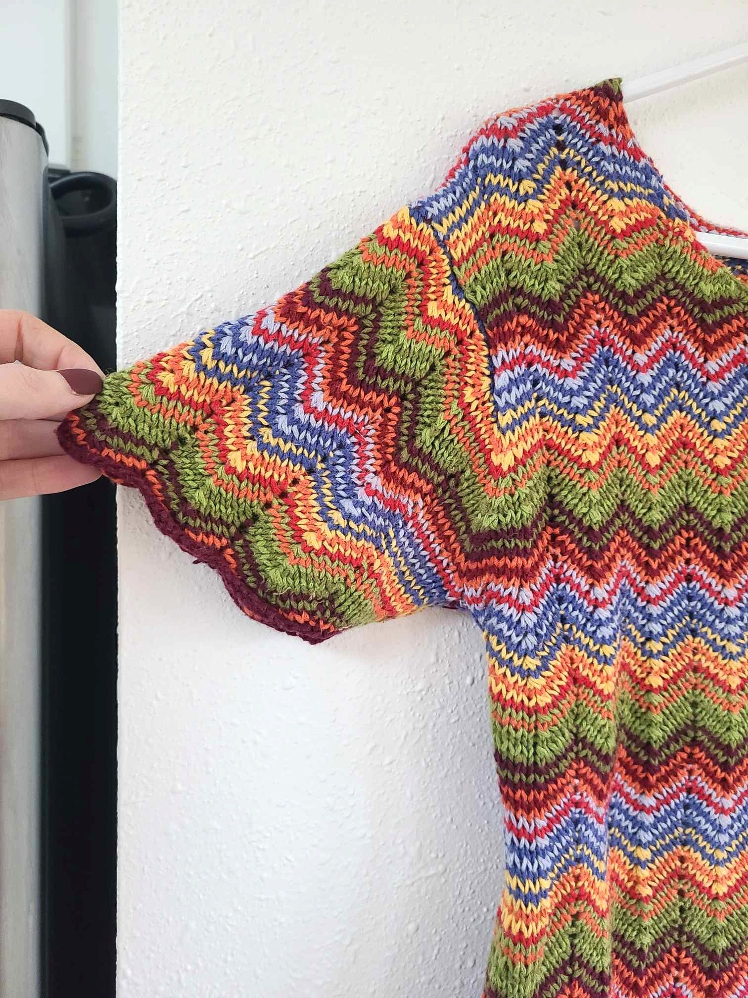 Express Vintage Express Tricot Boho Hippie Knit Top Size M / US 6-8 / IT 42-44 - 4 Thumbnail