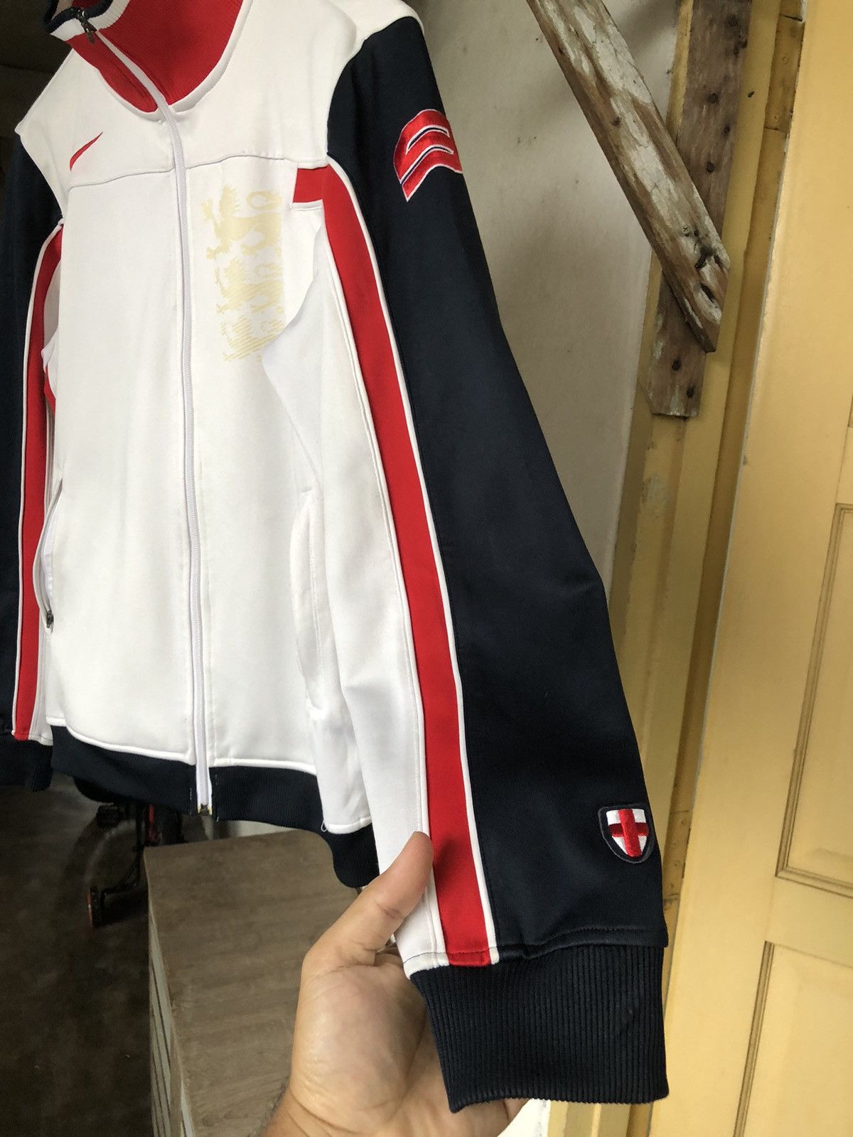 Nike Rare❗️2010 Nike England Tree Lion Tracktop Jacket Size US S / EU 44-46 / 1 - 12 Thumbnail