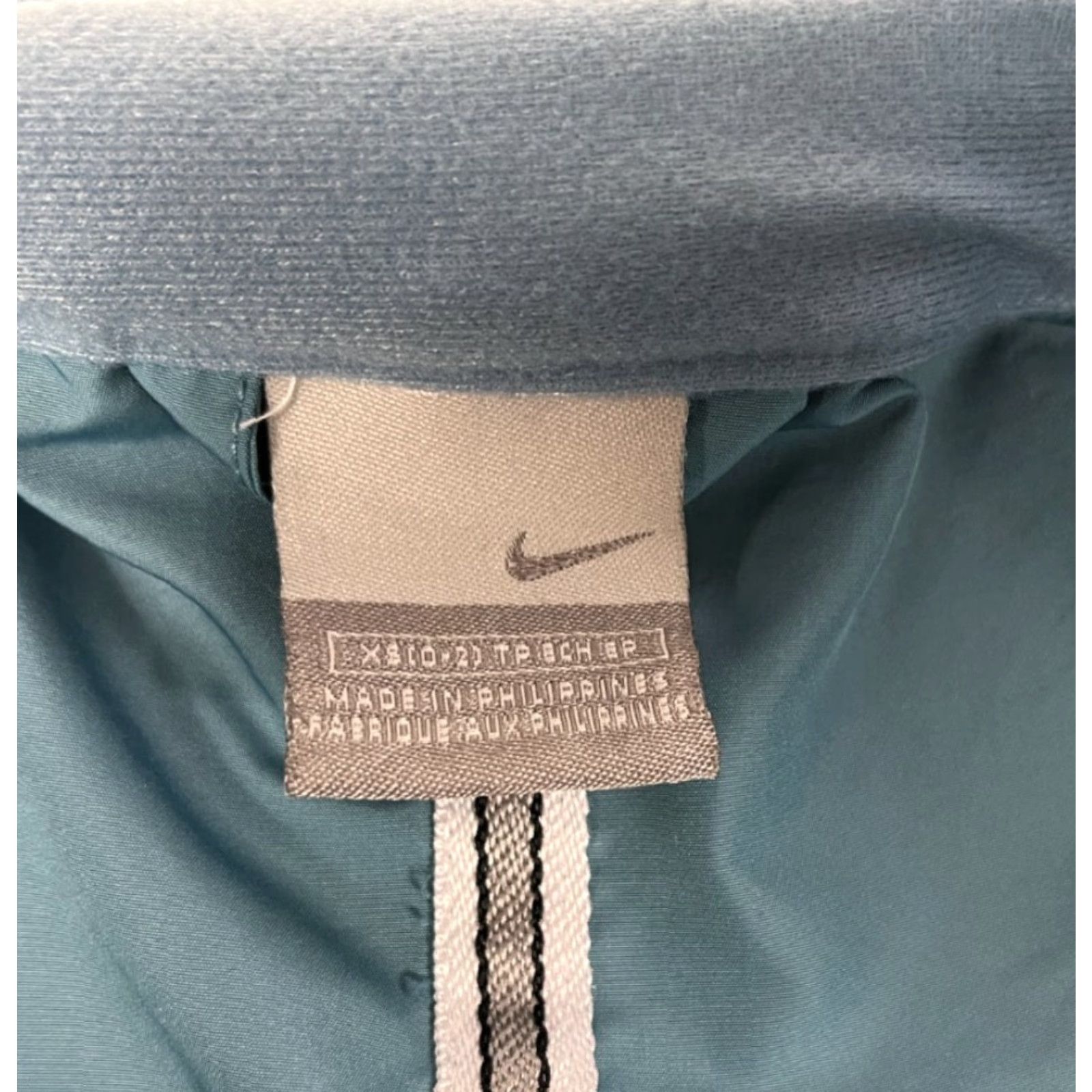 Nike Nike Women's XS Vintage Full Zip Windbreaker Jacket Sz XS Blue Windbreaker Sports Running & Jogging Size XS / US 0-2 / IT 36-38 - 6 Thumbnail