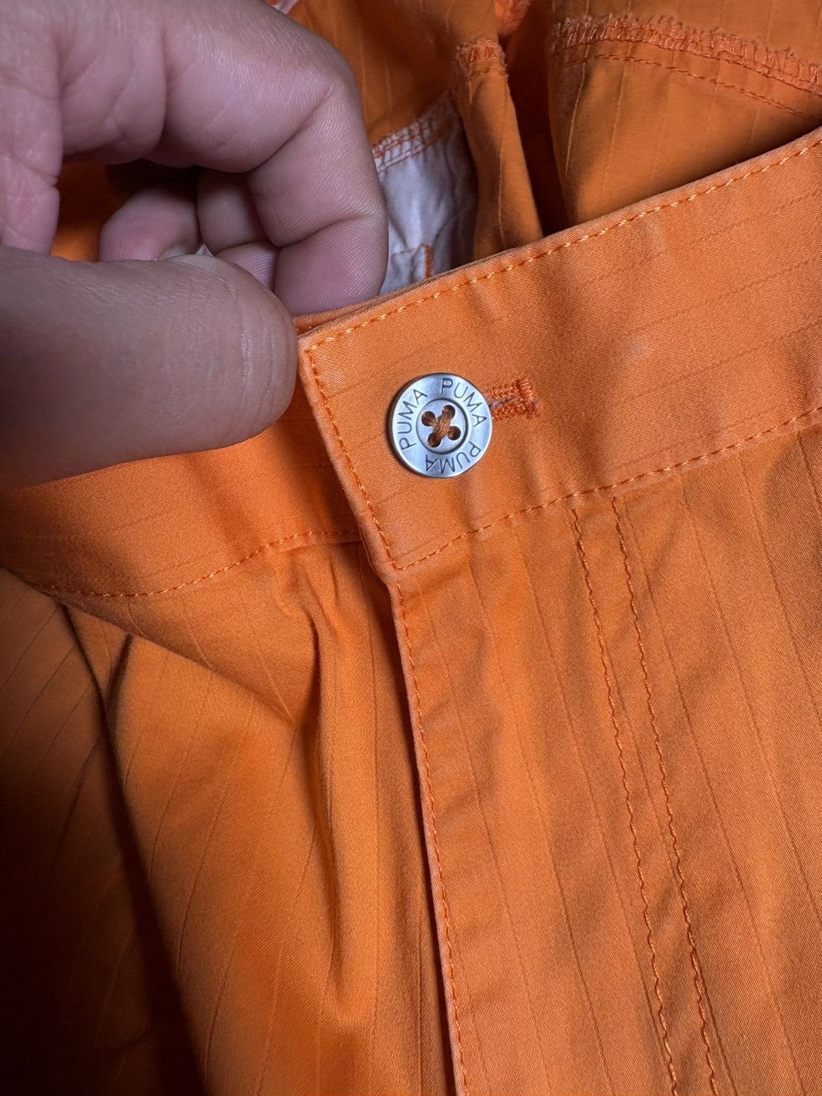 Puma Puma "SportLifestyle" Ripstop Cargo Pants - Electric Orange Size US 30 / EU 46 - 8 Thumbnail