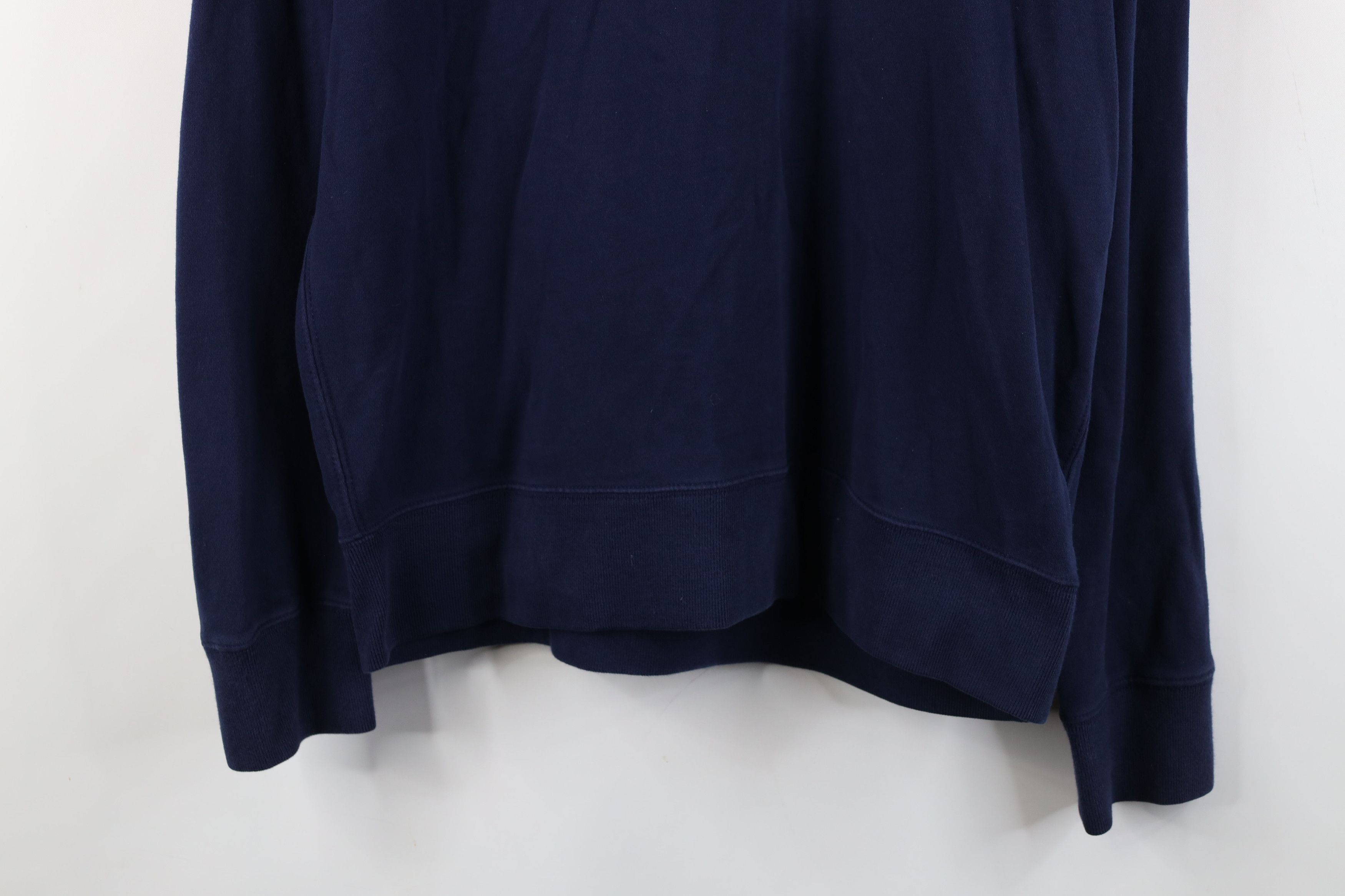 Polo Ralph Lauren Vintage 90s Ralph Lauren Distressed Sweatshirt Navy Blue Size US L / EU 52-54 / 3 - 3 Thumbnail