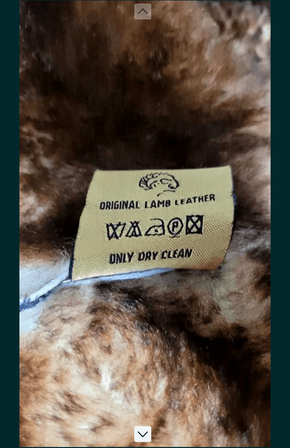 Other Original lamb leather shearling fur coat leather sz S Size S / US 4 / IT 40 - 4 Thumbnail
