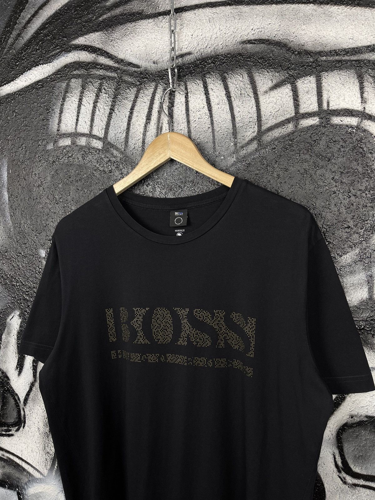 Hugo Boss Hugo Boss Print Logo Black T-Shirt Men’s Size L Size US L / EU 52-54 / 3 - 3 Thumbnail