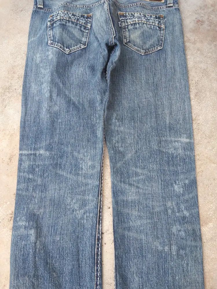 Japanese Brand Vintage RNA Retro Punk Distressed Jeans 32x30 Size US 32 / EU 48 - 3 Thumbnail
