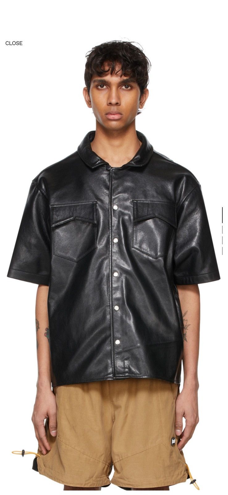 Rhude Rhude Leather over shirt Size US L / EU 52-54 / 3 - 11 Thumbnail