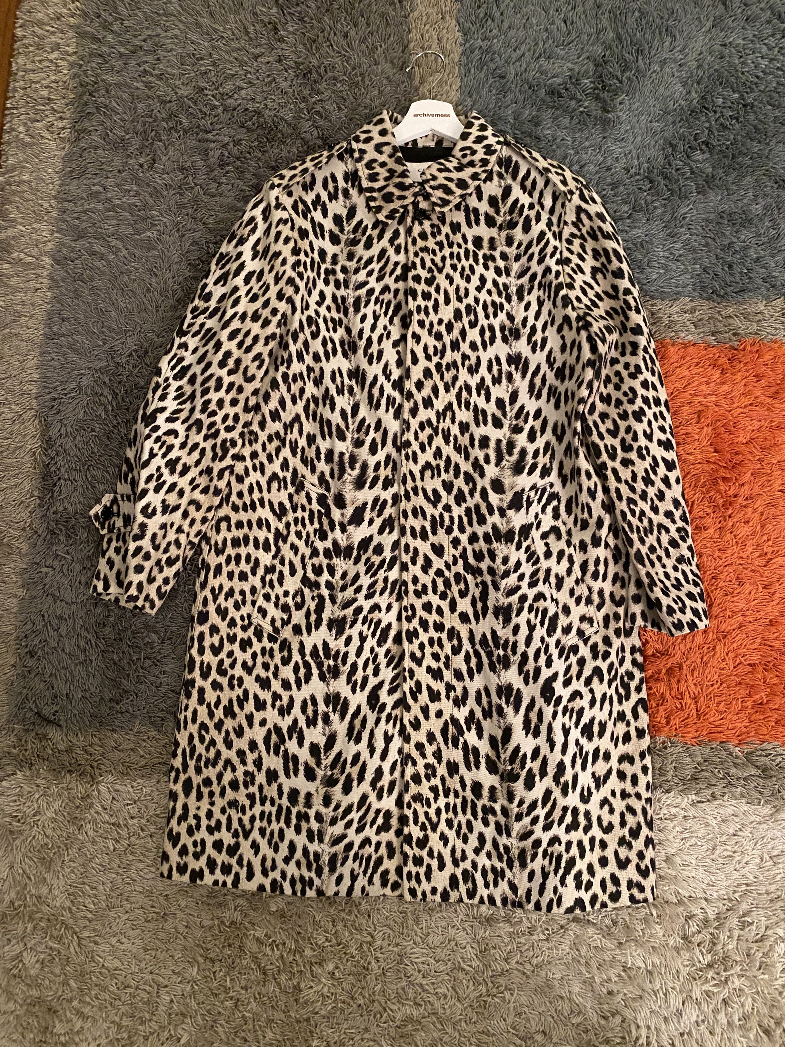 Celine clearance leopard coat