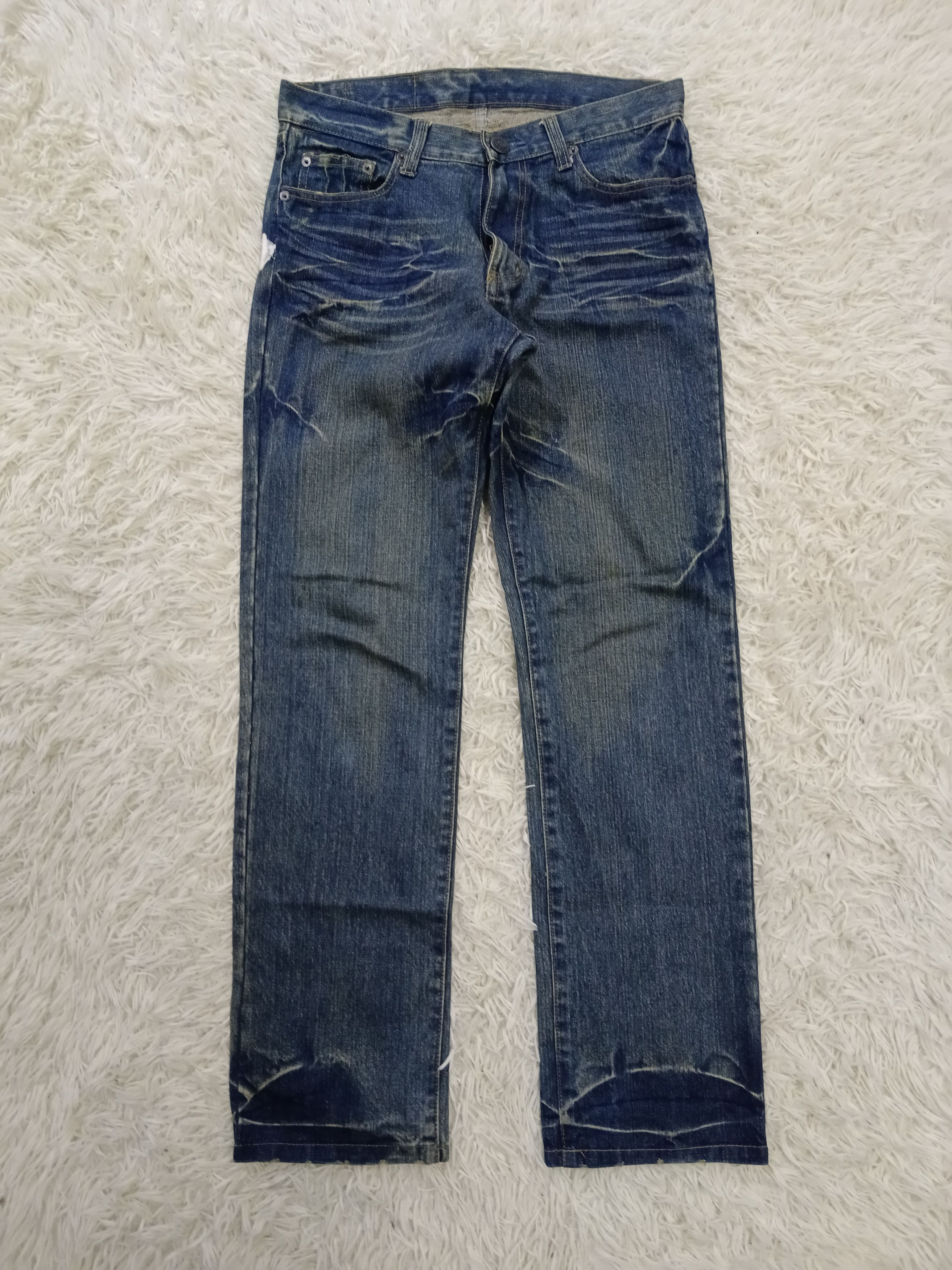 Japanese Brand DISTRESSED SPELLOUT ANARCHY PEACE LOMA PANTS Size US 33 - 2 Thumbnail