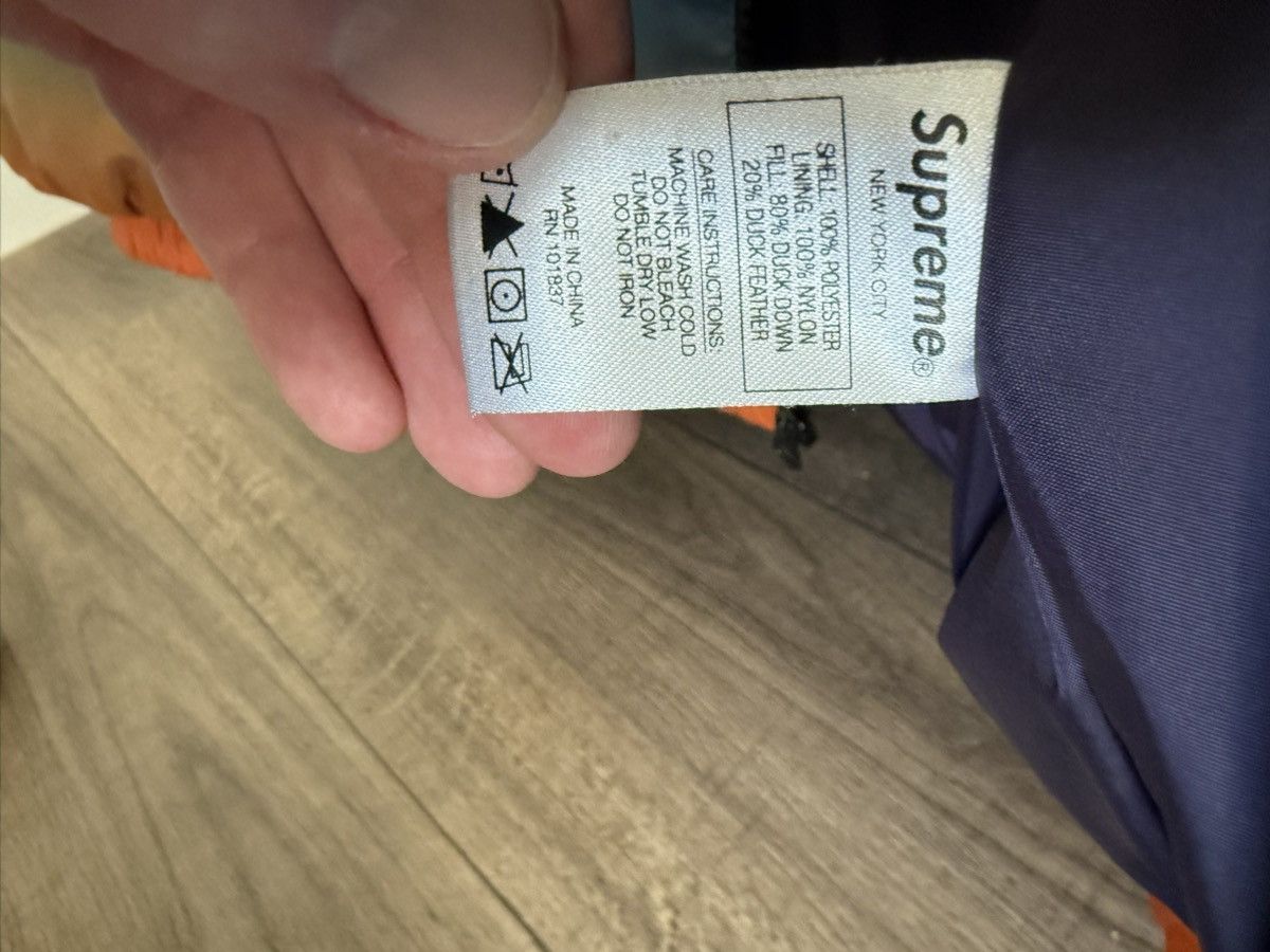 Supreme Supreme gradient puffy jacket navy Size US L / EU 52-54 / 3 - 7 Thumbnail