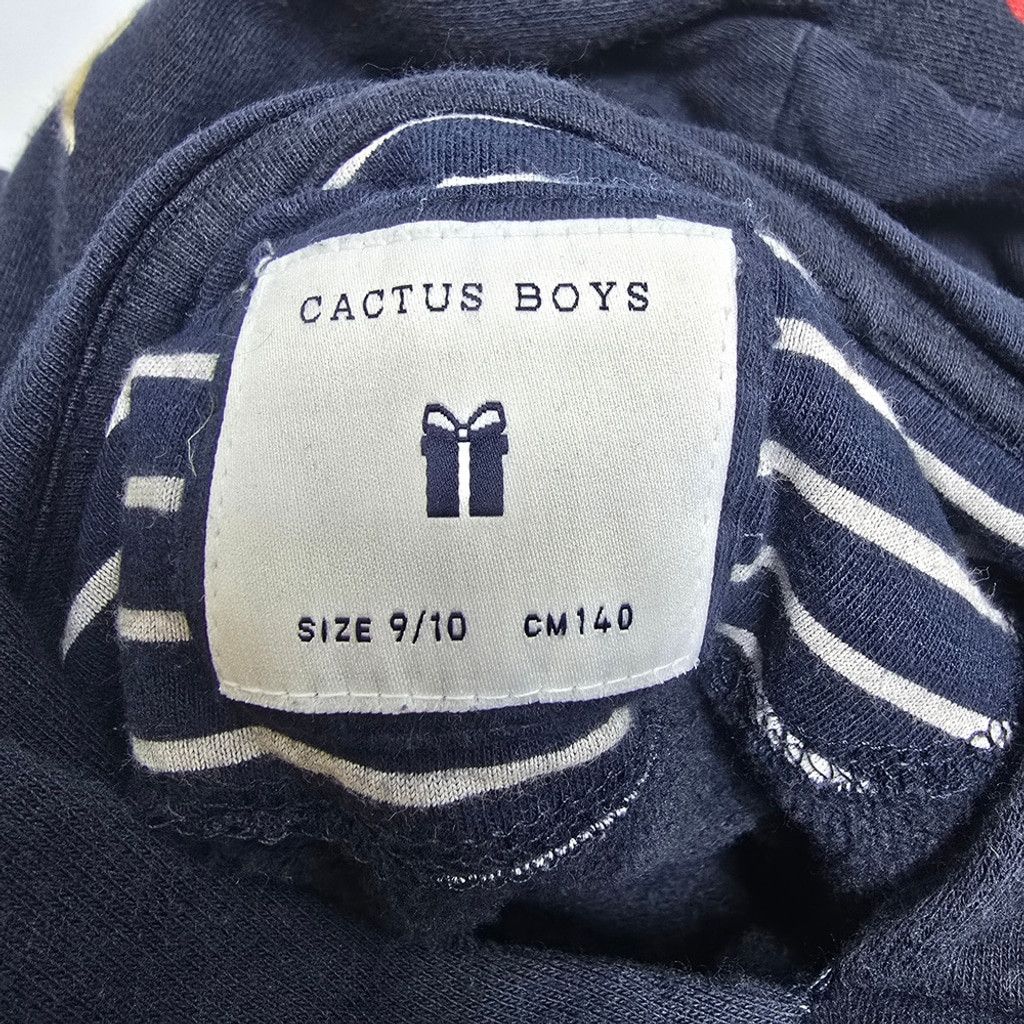 The Unbranded Brand Cactus Navy Blue Hoodie with Dog Design 9/10 Size US M / EU 48-50 / 2 - 7 Thumbnail
