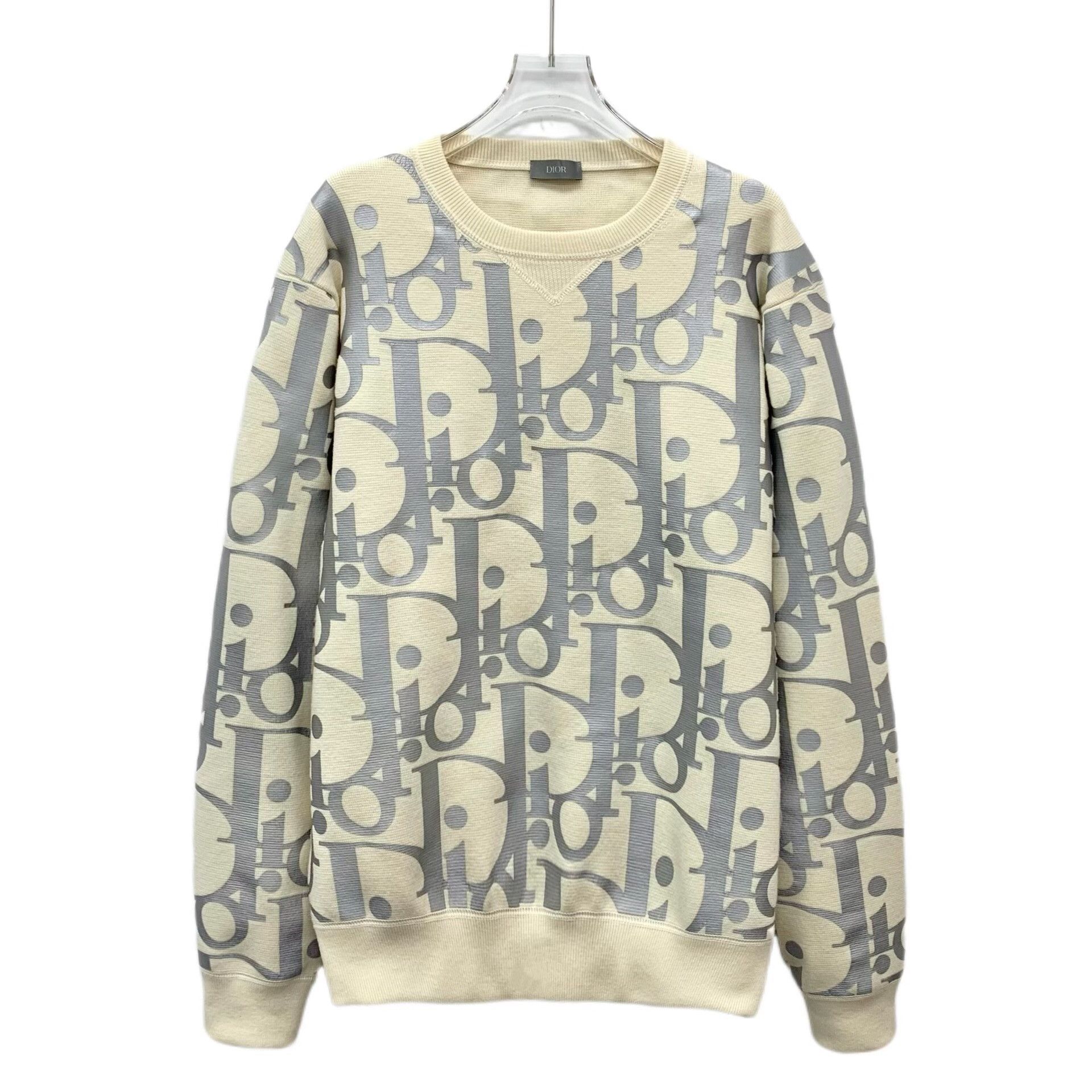 Dior Dior Oblique Monogram Virgin Wool Sweater XL Size US XL / EU 56 / 4 - 1 Thumbnail