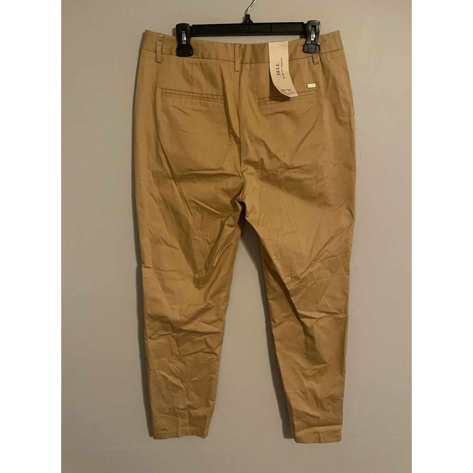 Scotch & Soda Scotch & Soda Amsterdam Bell Slim Fit Chino Khaki Pants Men's 30x32 Beige Slim Size US 30 / EU 46 - 3 Thumbnail