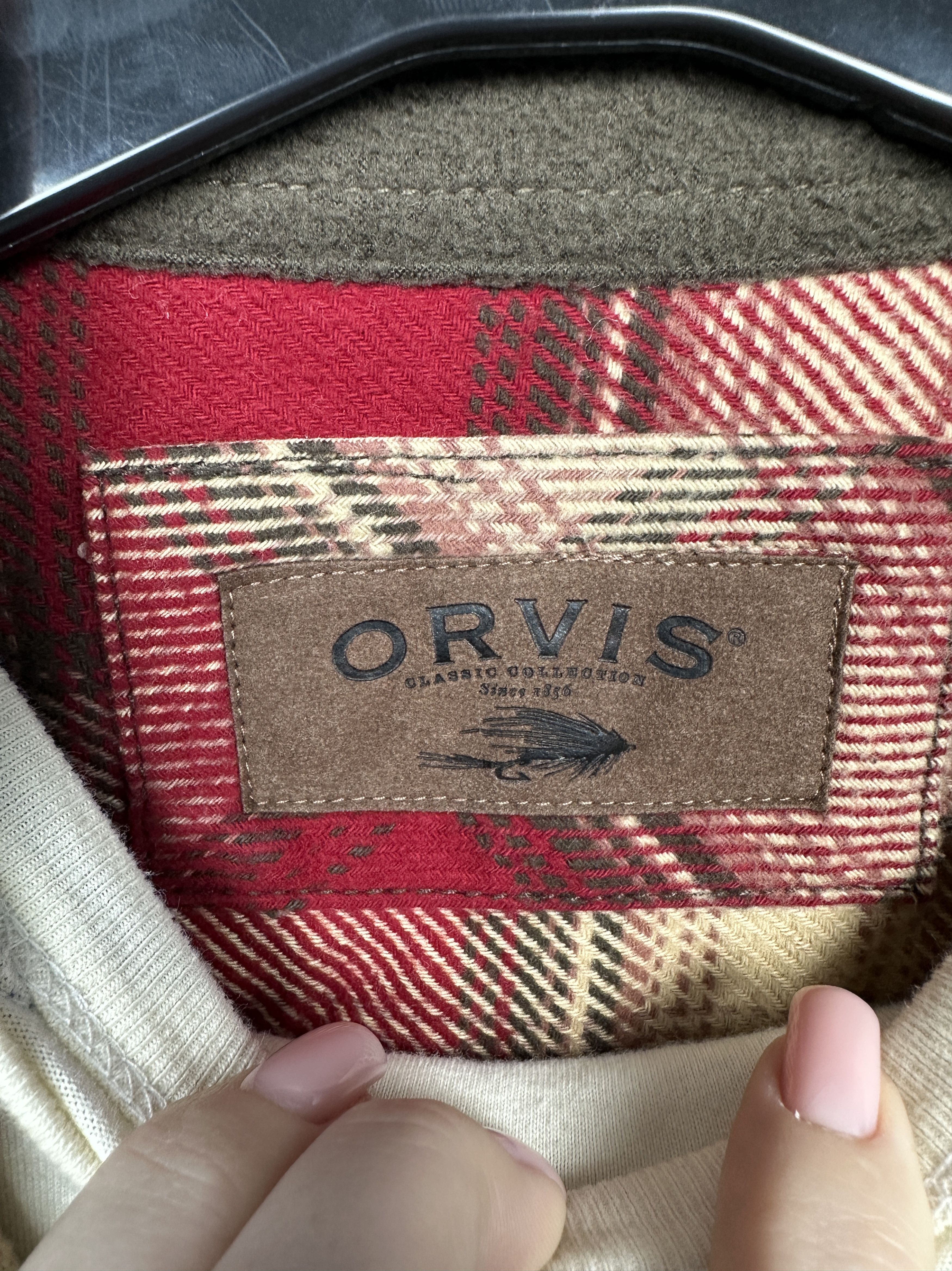 Orvis Orvis Mens Flannel Plaid Shirt Size US L / EU 52-54 / 3 - 4 Thumbnail