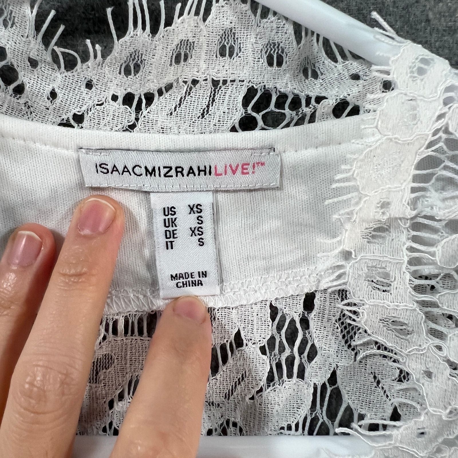 Isaac Mizrahi Isaac Mizrahi Live! Lace Open Front Cardigan Bright Size XS / US 0-2 / IT 36-38 - 3 Thumbnail