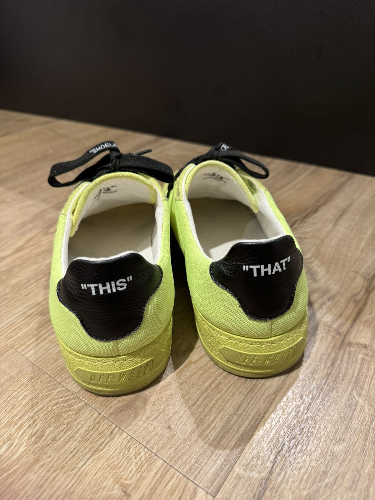 Off-White Off White 1.0 Fluo Yellow 43 EU Size US 9.5 / EU 42-43 - 4 Thumbnail
