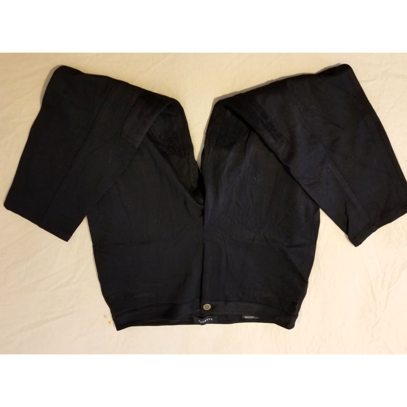 Talbots Talbots Dress Pants 12P Slack Chino Trouser Khaki Black Womens Size 34" / US 12 / IT 48 - 3 Thumbnail