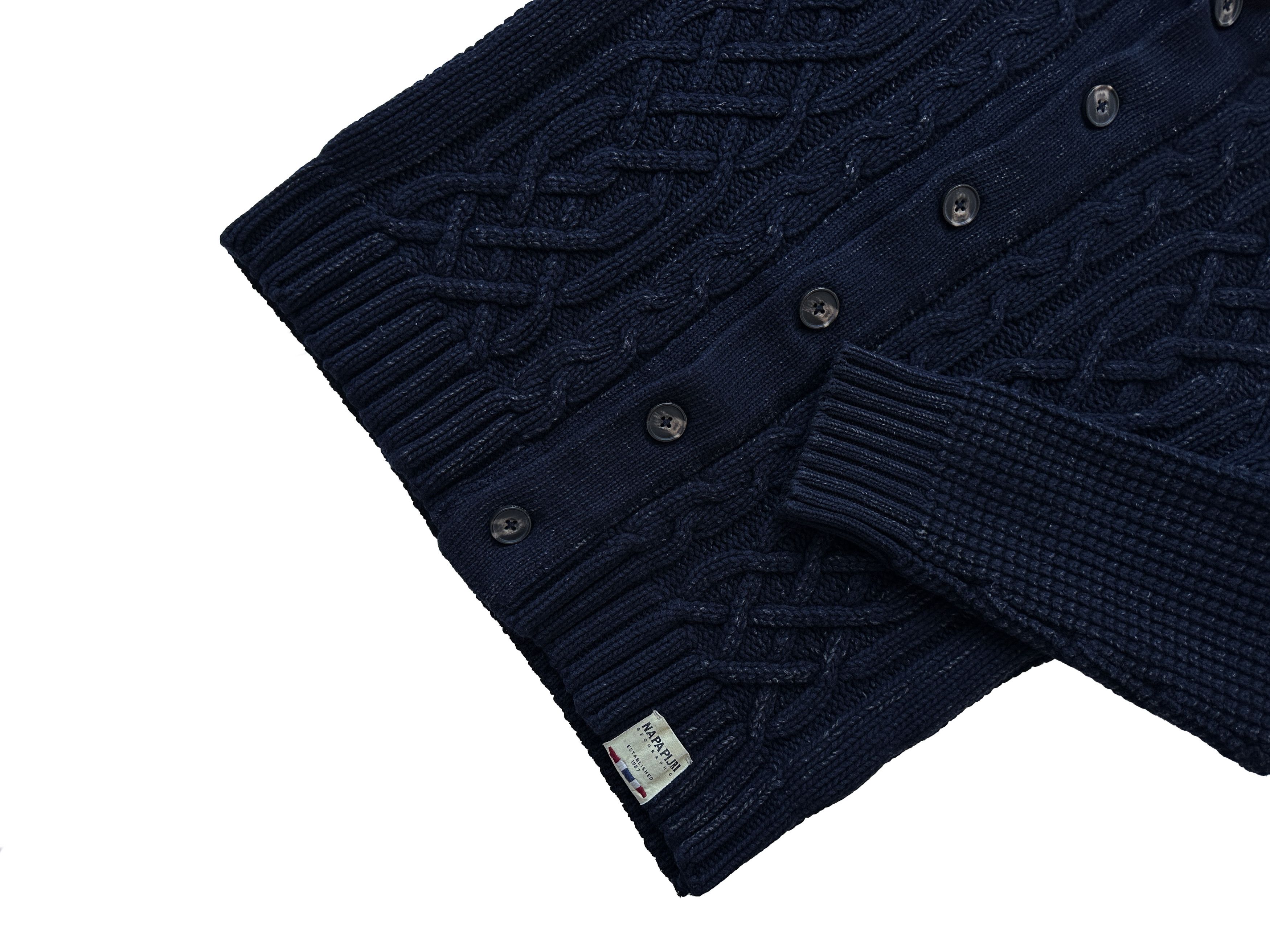 Napapijri Napapirji navy ribbed sweater Size US S / EU 44-46 / 1 - 6 Thumbnail