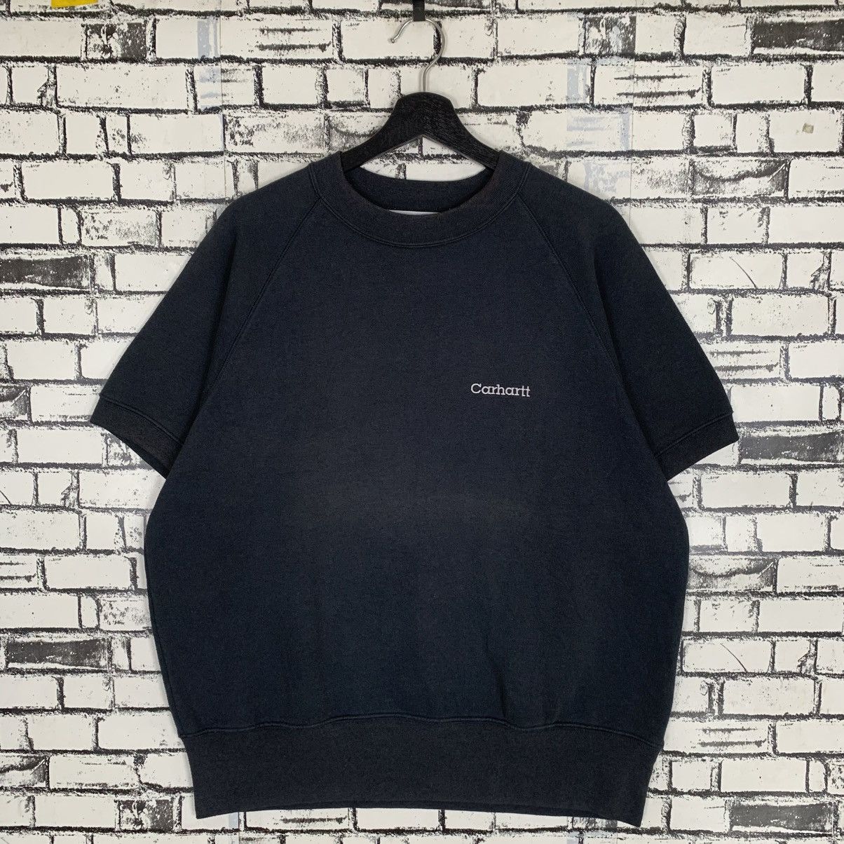 Carhartt Vintage Carhartt Short Sleeve Sweatshirt Size US XL / EU 56 / 4 - 1 Thumbnail