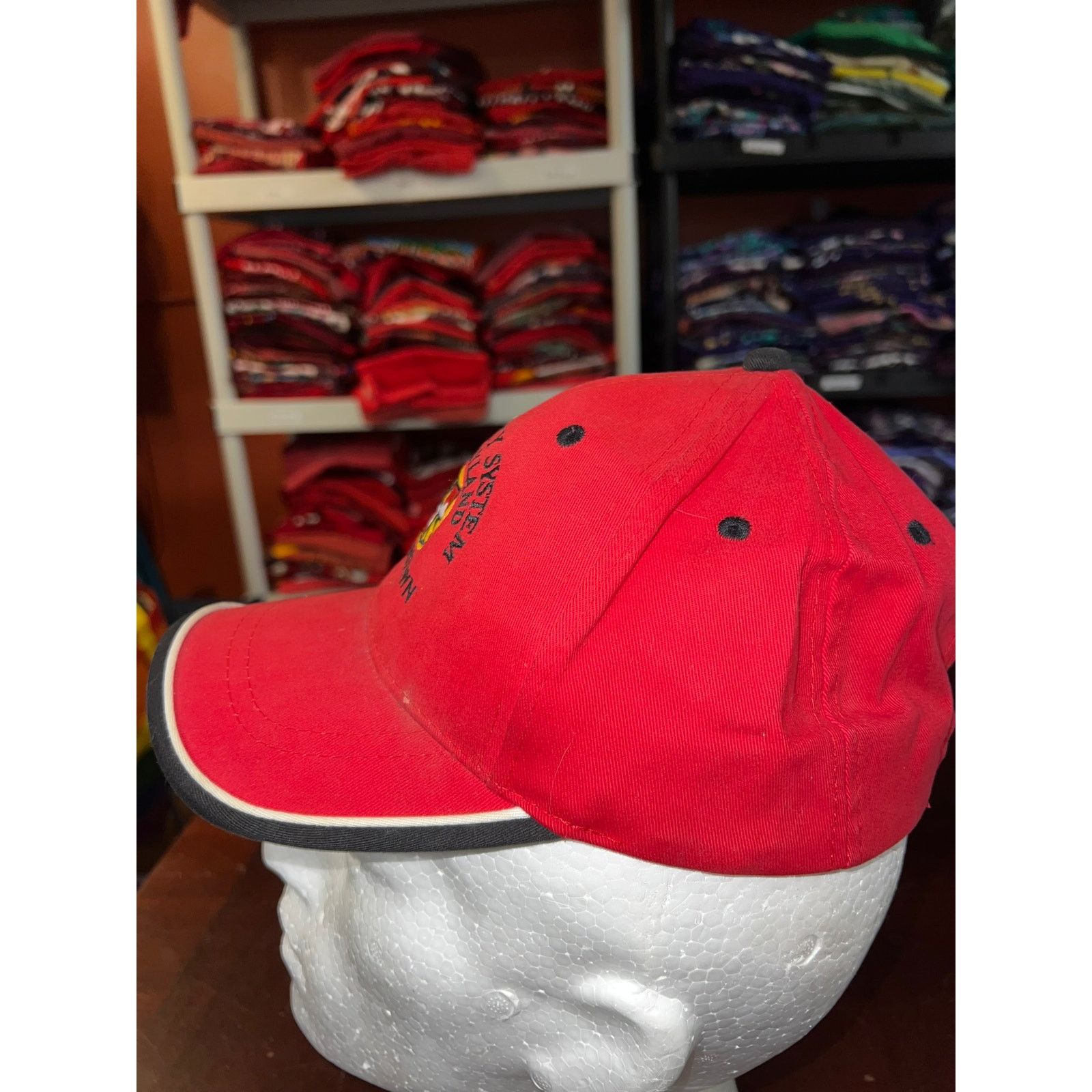 Vintage University Of Maryland Hat Hagerstown System Cap College OS Size ONE SIZE - 4 Thumbnail