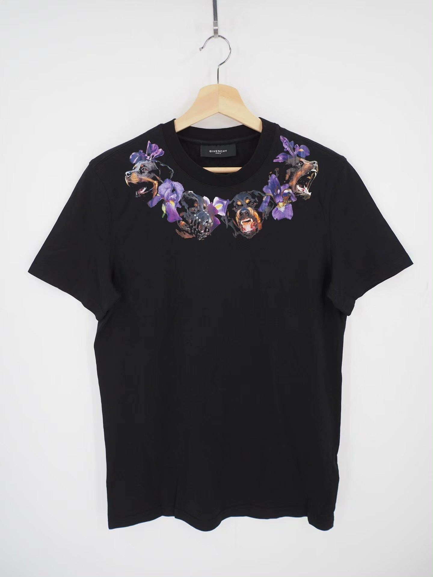 Givenchy GIVENCHY SS12 FLORAL ROTTWEILER TEE Size US S / EU 44-46 / 1 - 1 Thumbnail