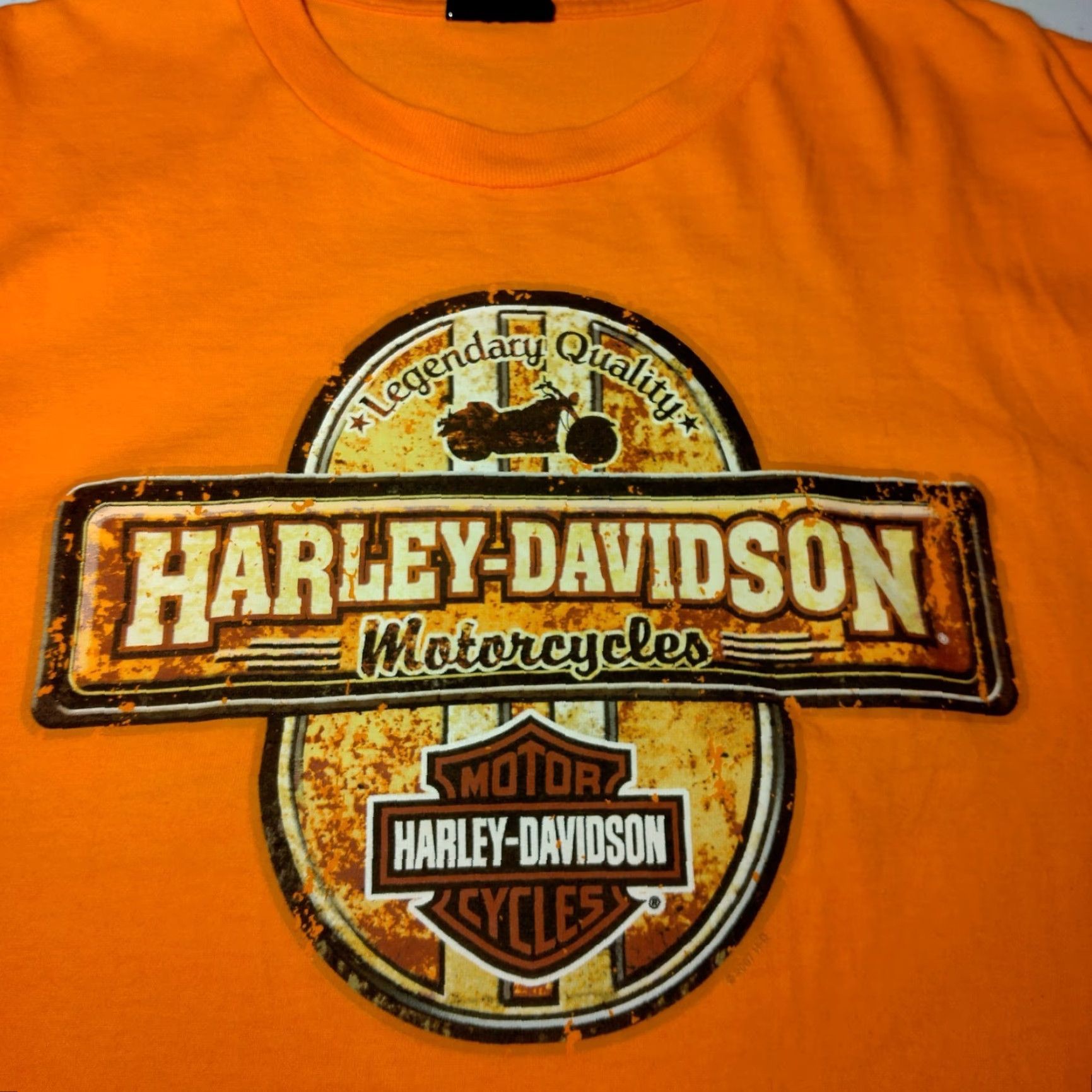 Harley Davidson VINTAGE Cox's Harley-Davidson Shirt Men L Orange Rock Hill SC Moto Harley T-Shirt Rock Hill South Carolina Biker Mens Size US L / EU 52-54 / 3 - 2 Thumbnail
