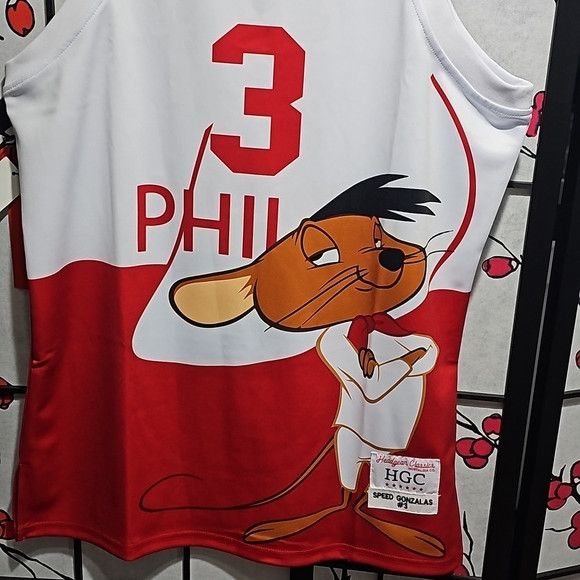 Other Phila Speedy Gonzales Basketball Jersey Size Large NWT Size US L / EU 52-54 / 3 - 3 Thumbnail