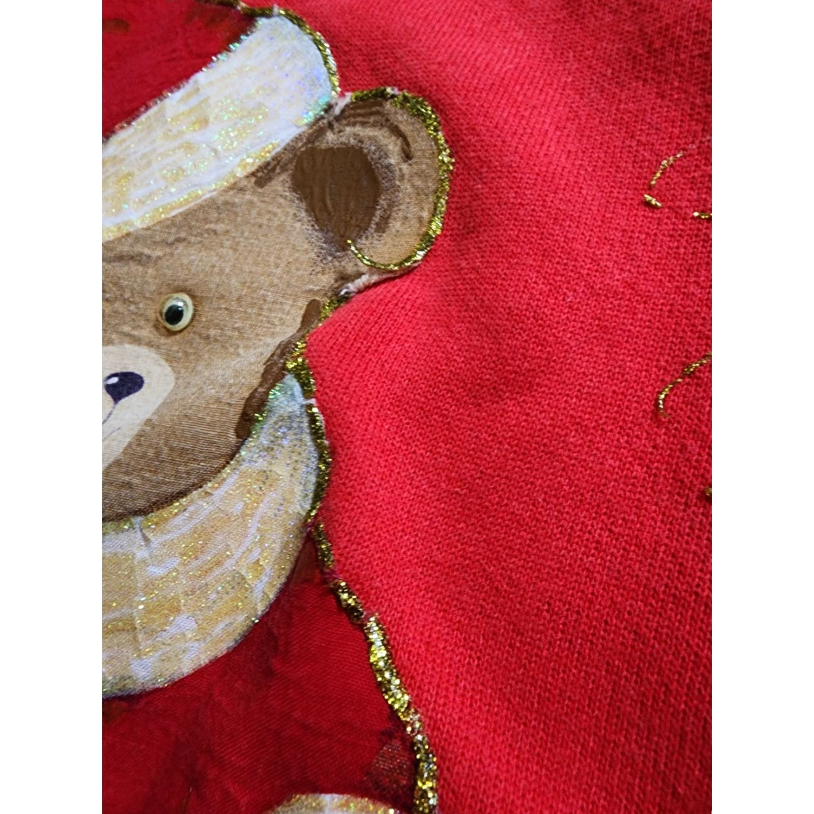 Doublet VINTAGE Hanes Her Way Sweatshirt Womens L Santa Christmas Ugly Double Sided Distressed Size L / US 10 / IT 46 - 5 Thumbnail