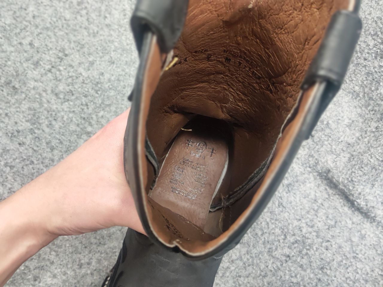 Sendra Circle G Cowboy Western Leather square Boots Vintage Shoes Size US 9 / IT 39 - 18 Thumbnail
