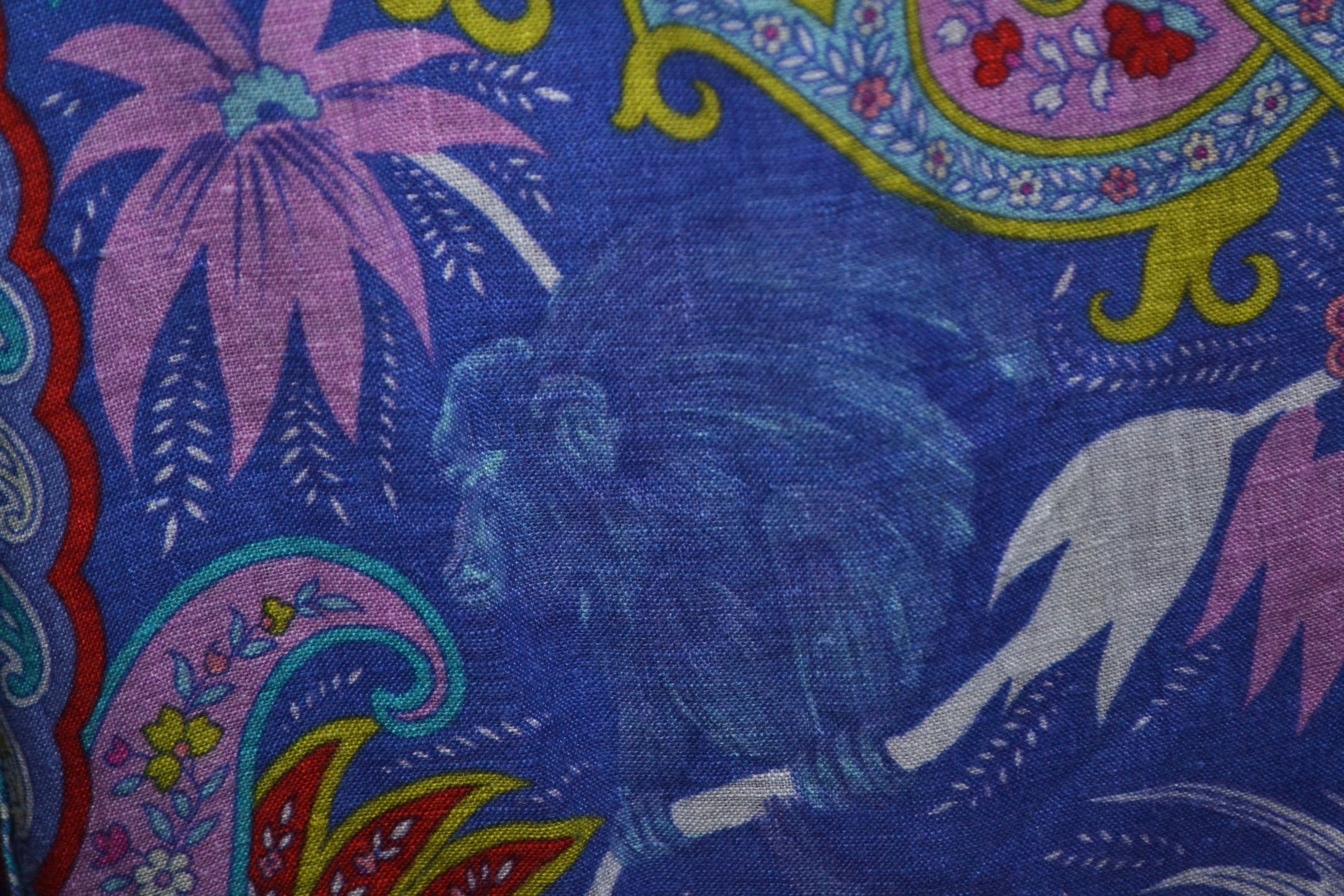Etro Etro Linen Paisley Shirt Mythological Animal Print 43 L XL Size US L / EU 52-54 / 3 - 9 Thumbnail