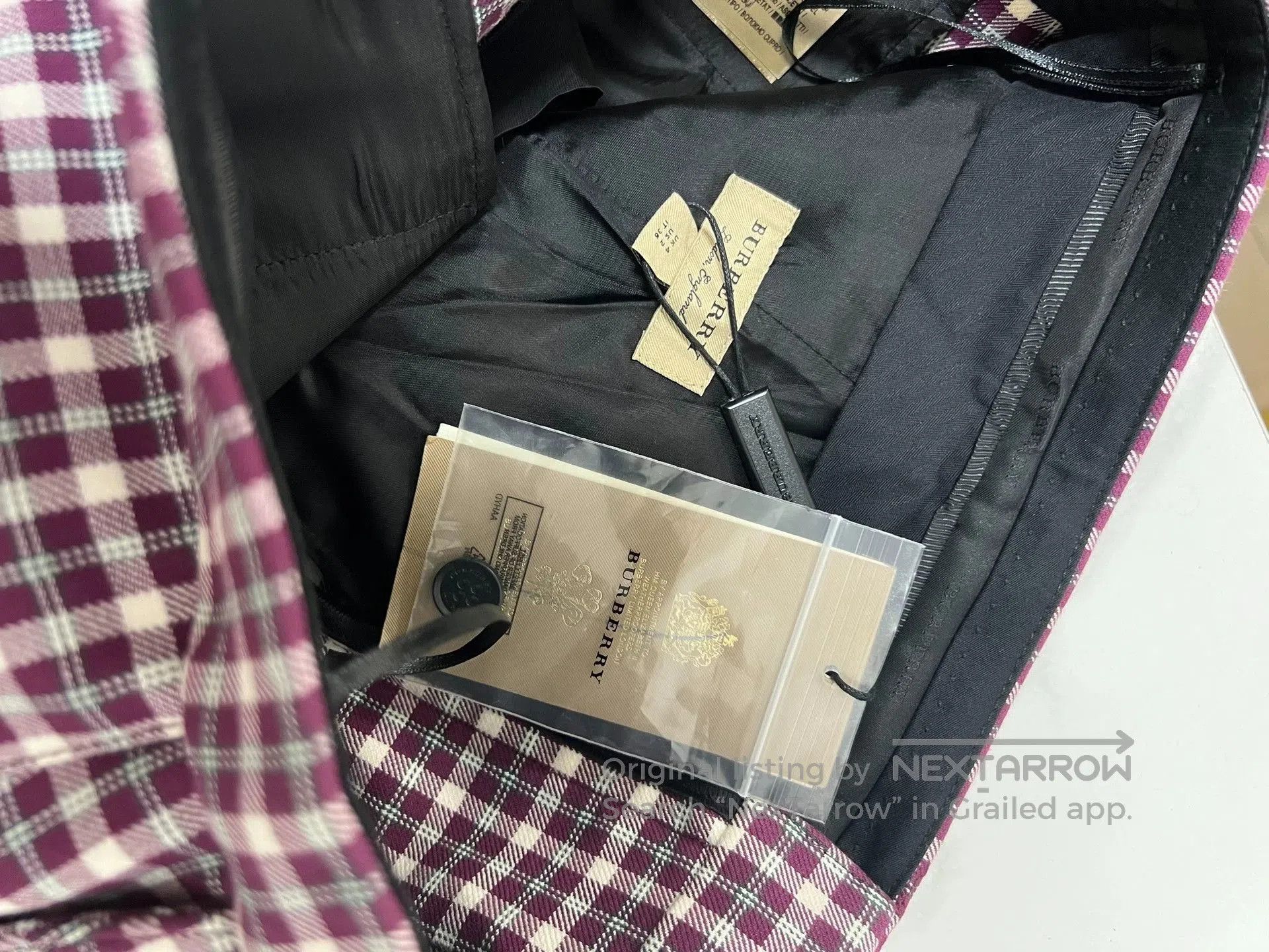 Burberry Burberry Women's Plaid Winter Trousers. Size US 26 / EU 42 - 8 Thumbnail
