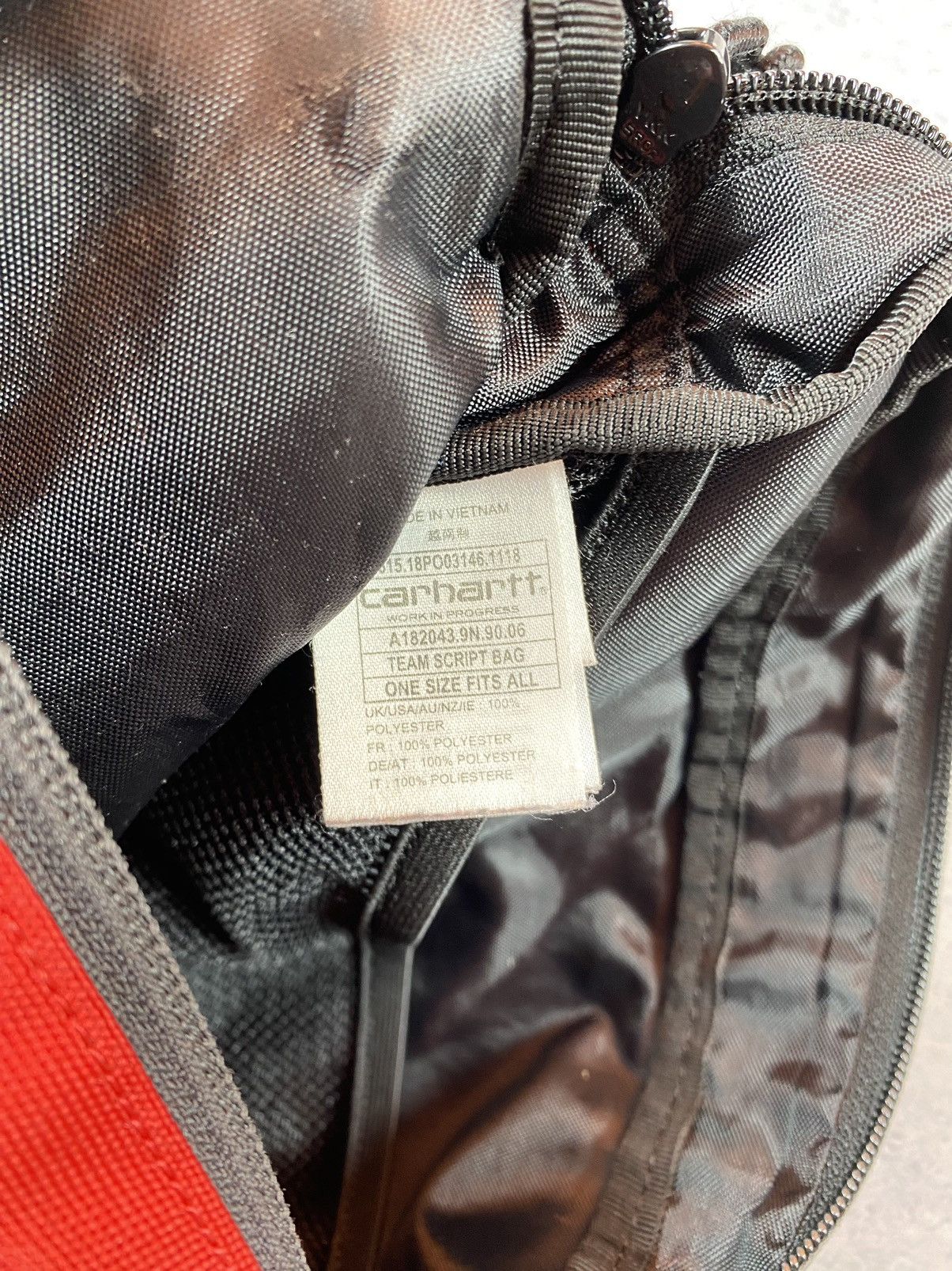 Carhartt Carhartt Red Messenger Bag Size ONE SIZE - 6 Thumbnail