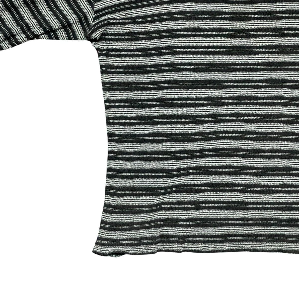 agnes b. Vintage Agnes B Homme Paris Turtleneck Stripe Long Sleeve Size US XL / EU 56 / 4 - 4 Thumbnail