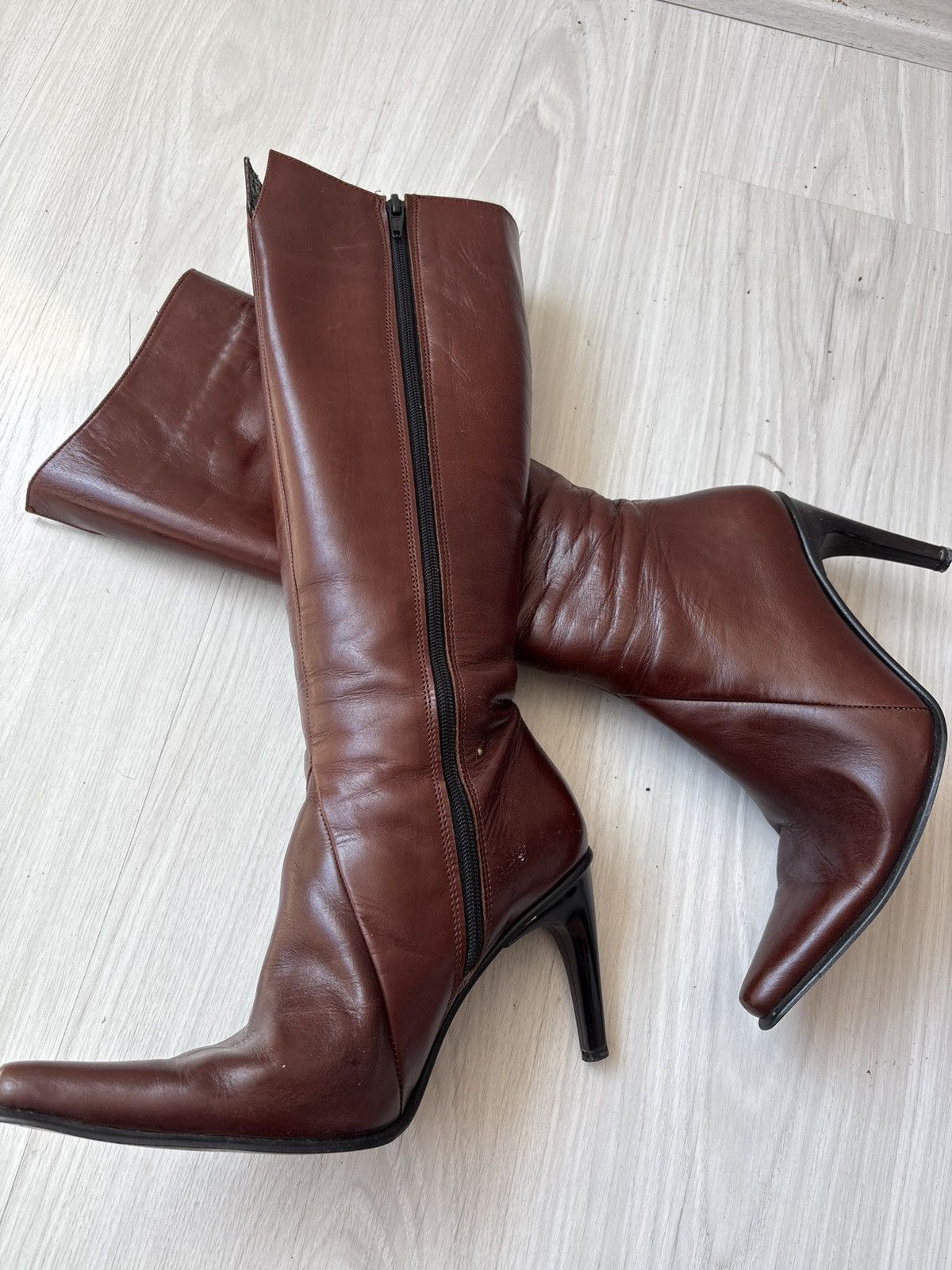 Vintage y2k leather boots Size US 6.5 / IT 36.5 - 21 Thumbnail