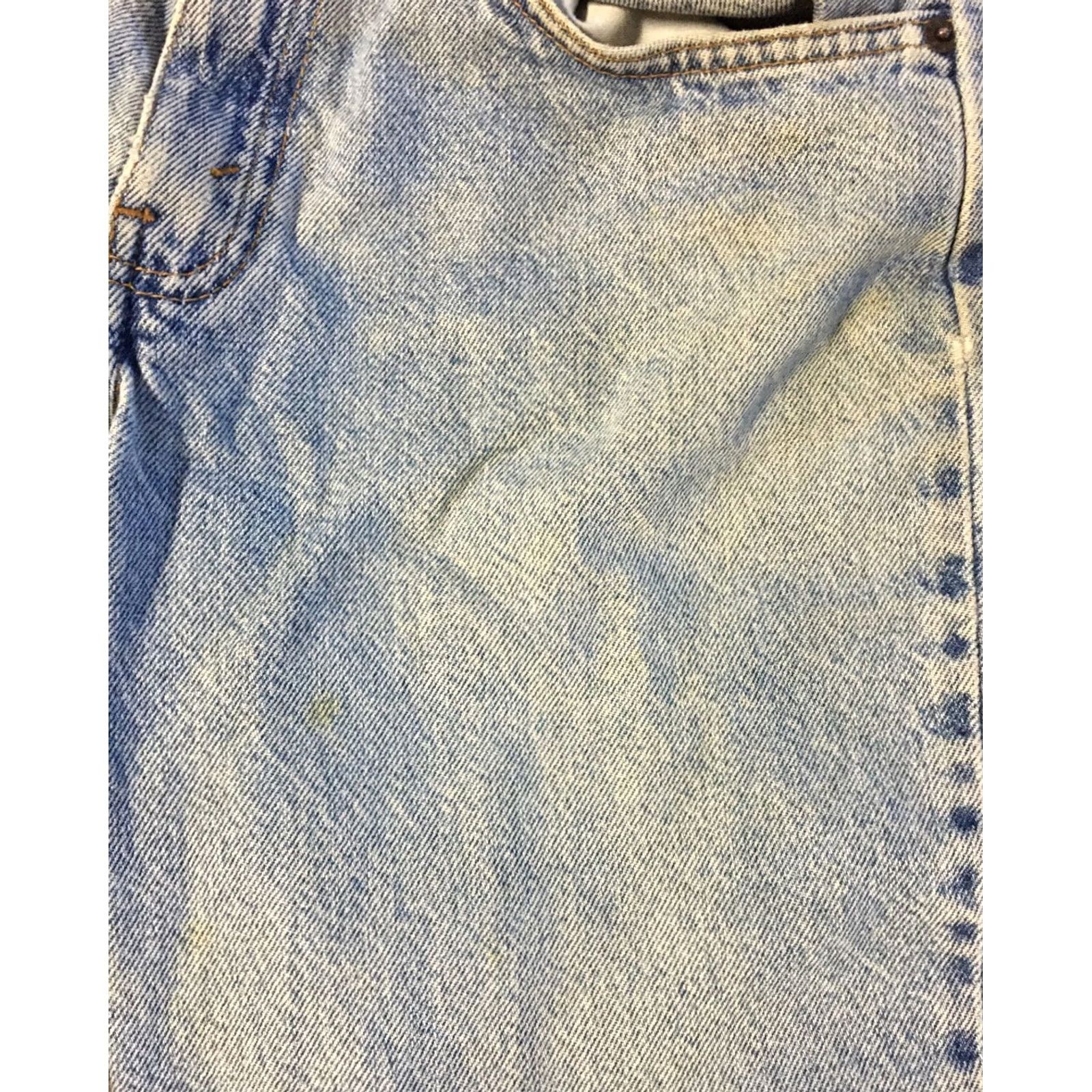 Levi's VINTAGE Levi’s 550 Jeans Orange Tab Husky 30/27 Distressed 80s 90s Grunge Biker Denim Blue Men Regular Knit Size US 30 / EU 46 - 5 Thumbnail