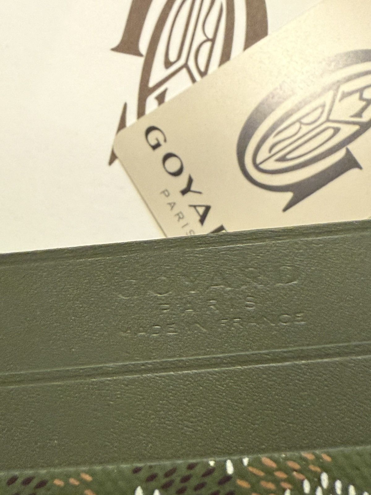 Goyard Goyard Khaki Green Saint Sulpice Cardholder (LIMITED) !!! Size ONE SIZE - 4 Thumbnail