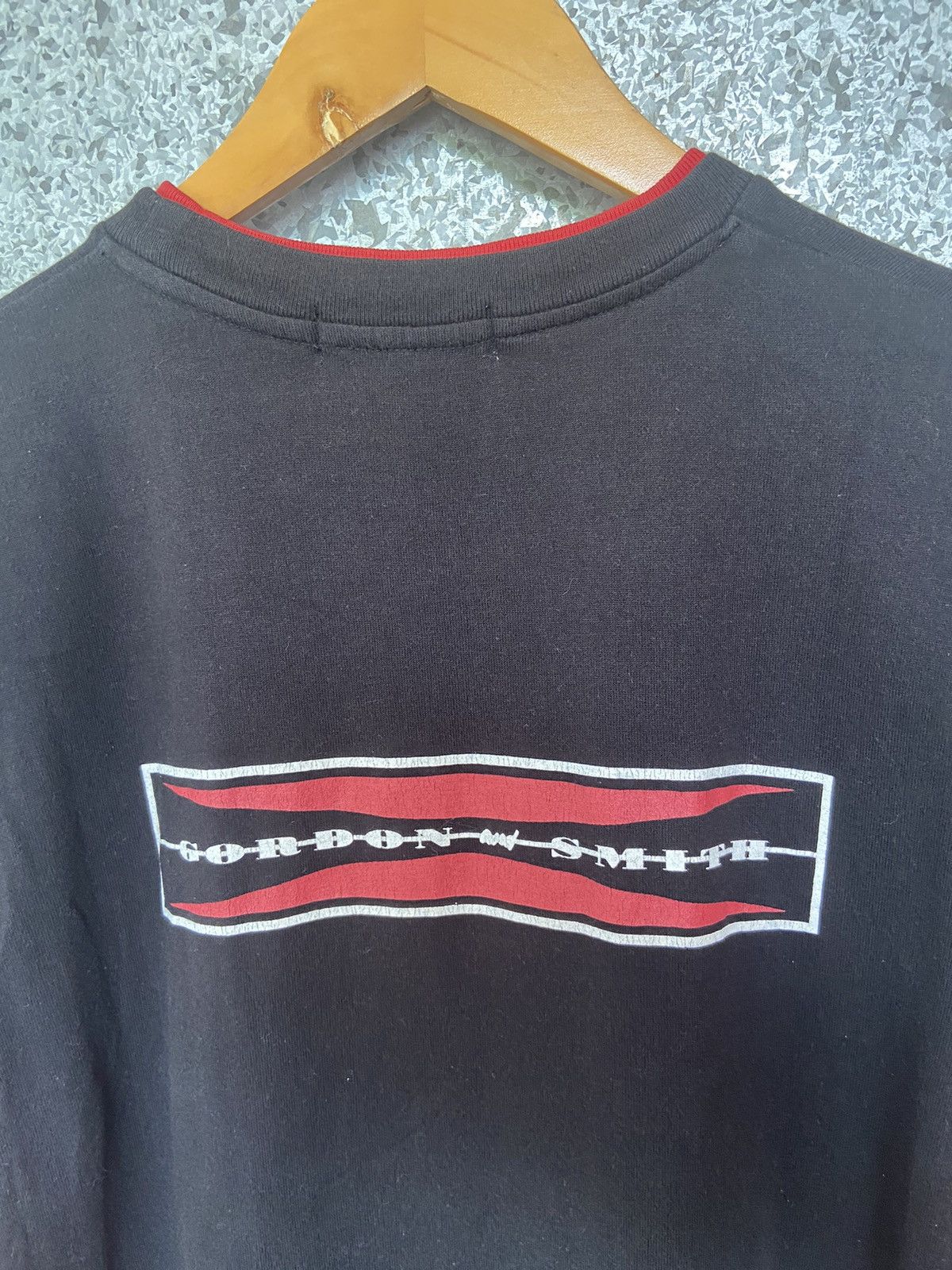 Vintage Vintage 90s Vintage Gordon & Smith t shirt double sleeve Size US L / EU 52-54 / 3 - 1 Thumbnail