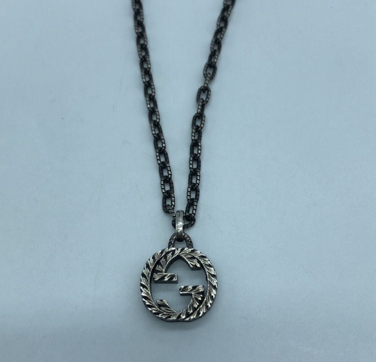 Gucci Gucci Interlocking G Pendant Necklace 925 Sterling Silver Size ONE SIZE - 3 Thumbnail